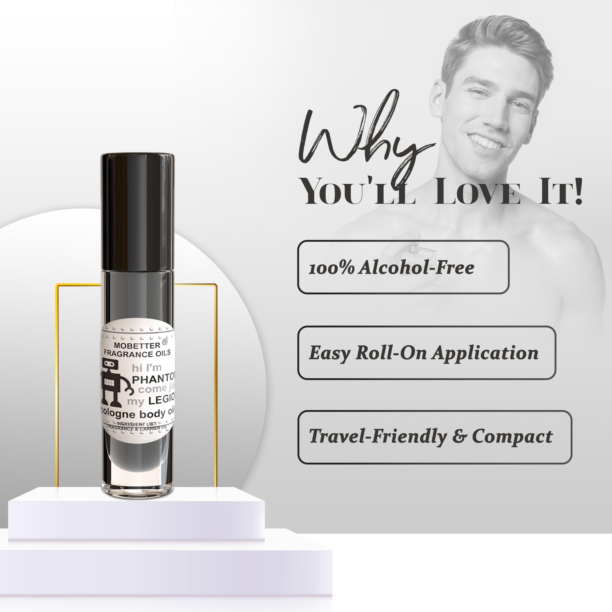 Image of Hi I'm Phantom Come Join My Legion Perfume Body Oil