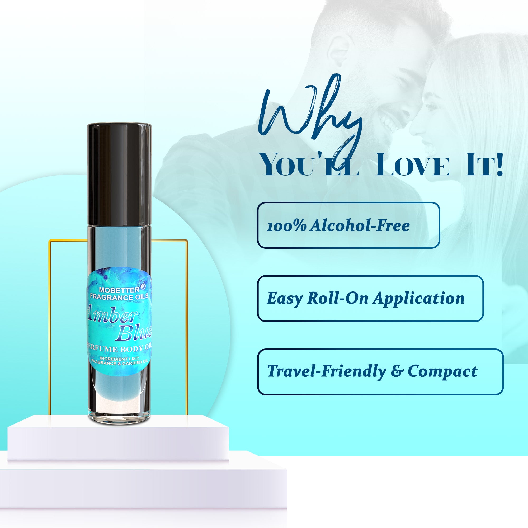 Image of Amber Blue Perfume Body Oil