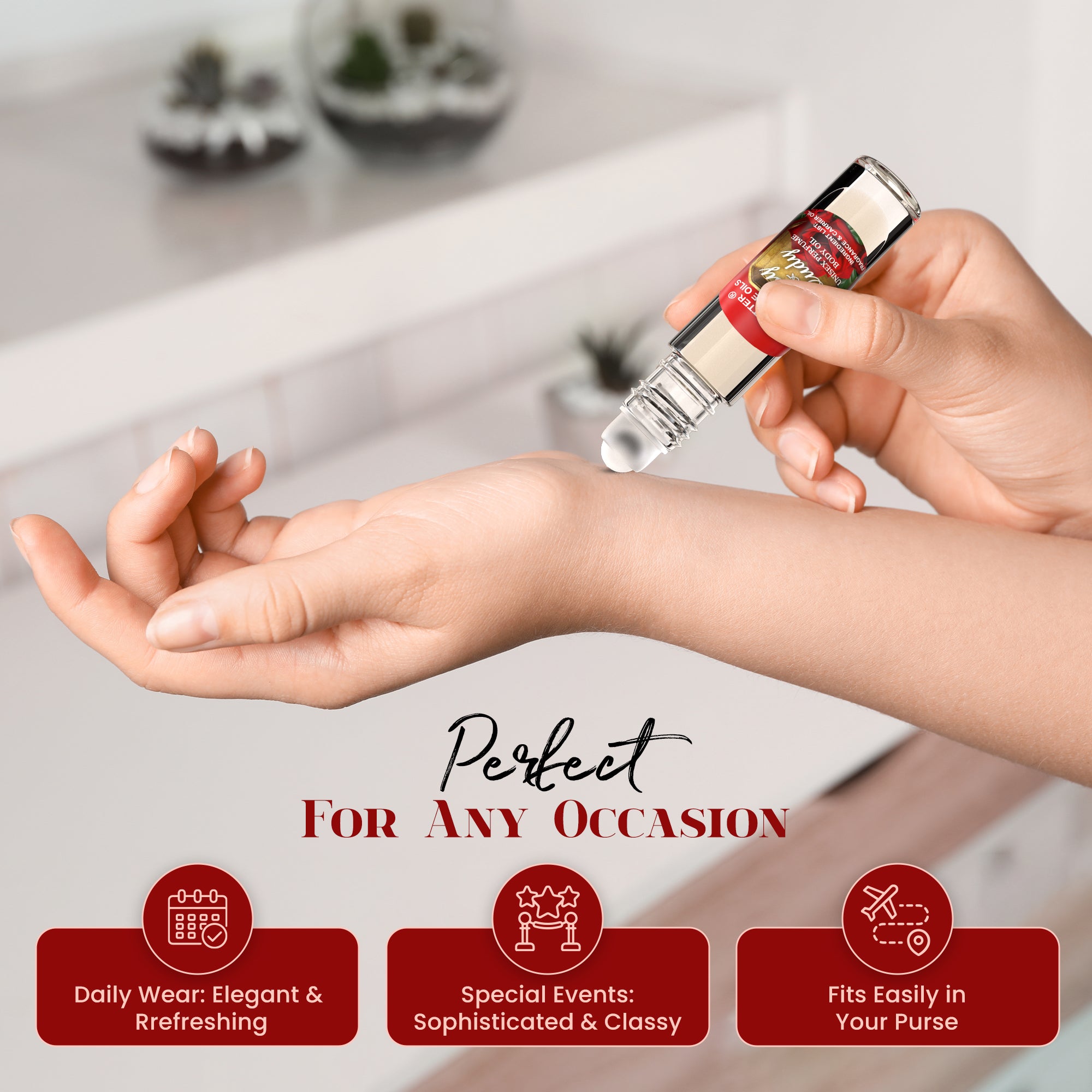 Image of Rosy and Oudy Perfume Body Oil