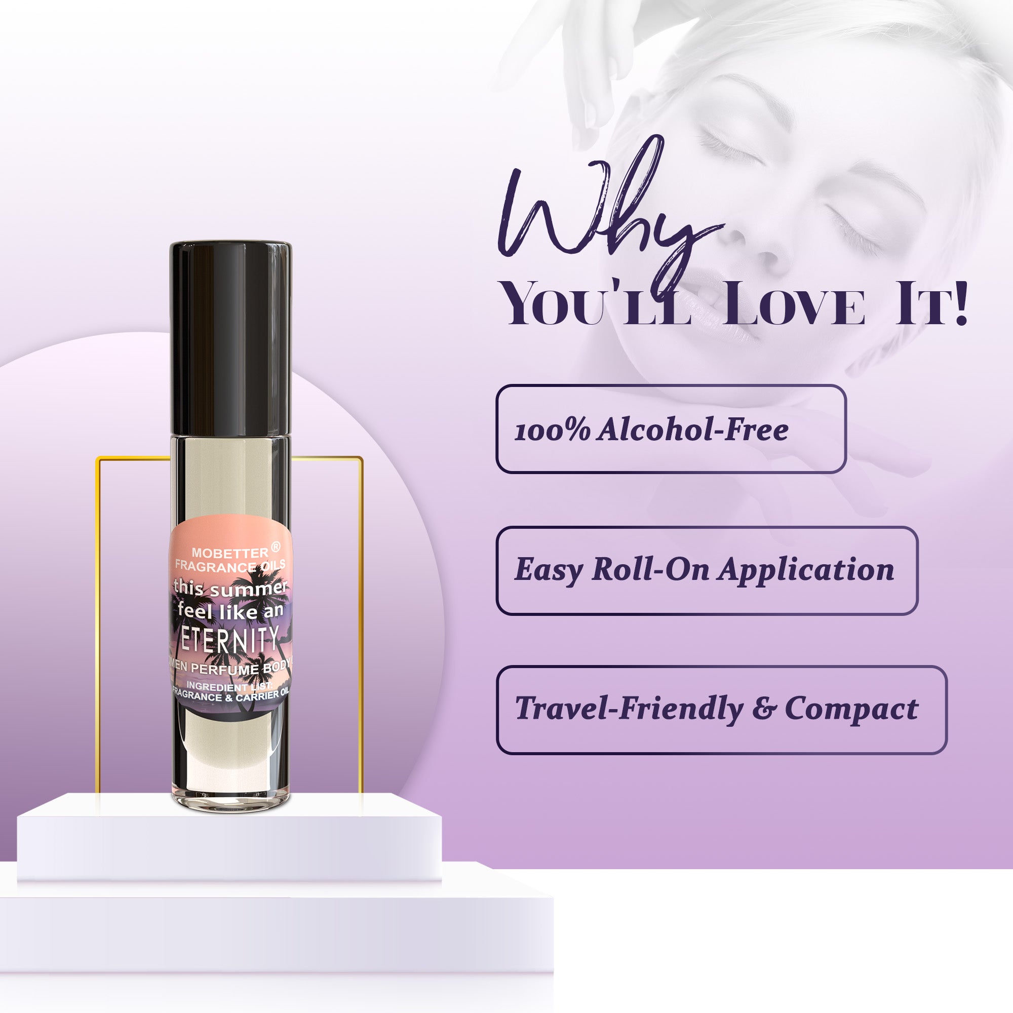 Image of This Summer Feel Like Eternity Perfume Body Oil