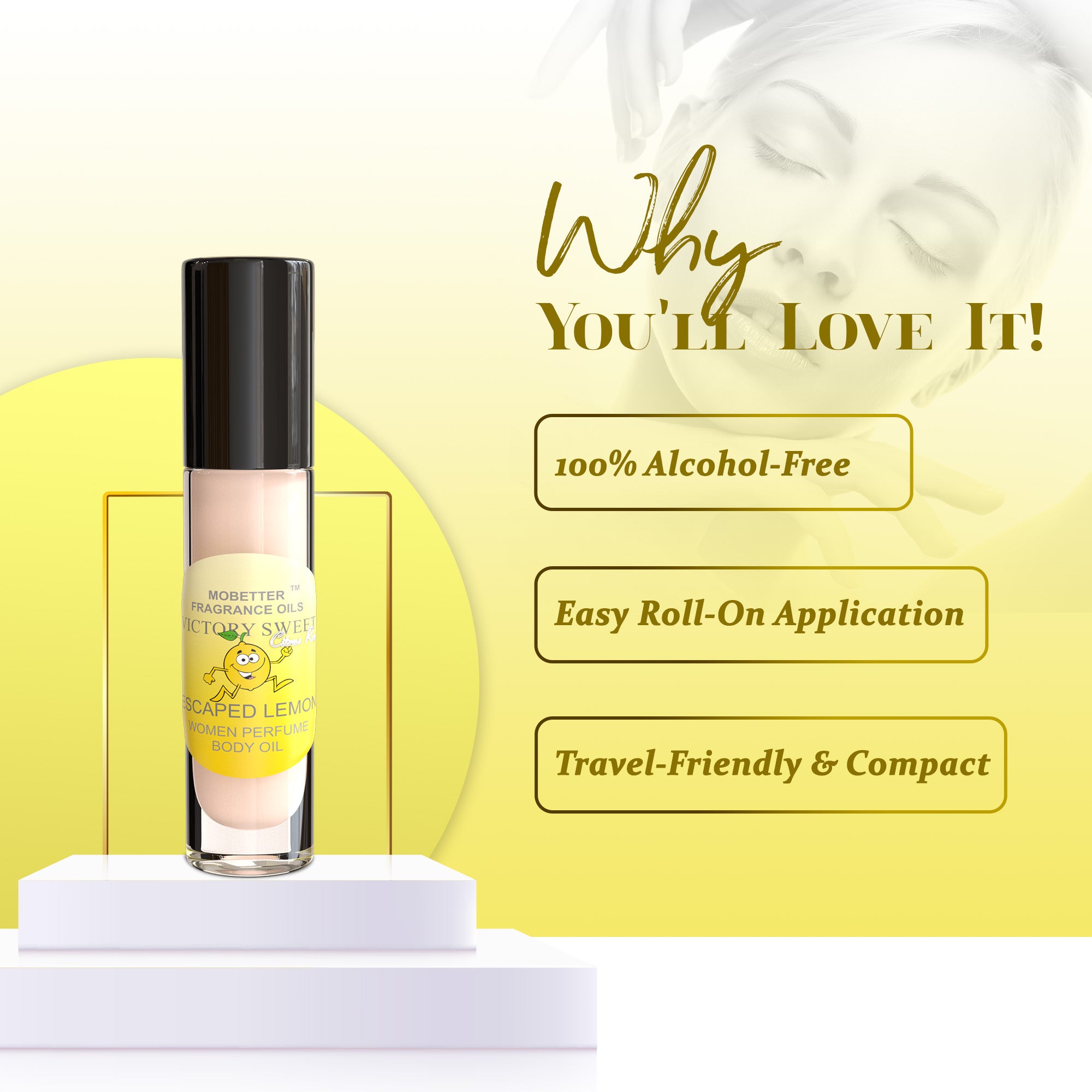 Image of Victory Sweet Citrus Run Escaped Lemon Perfume Body Oil