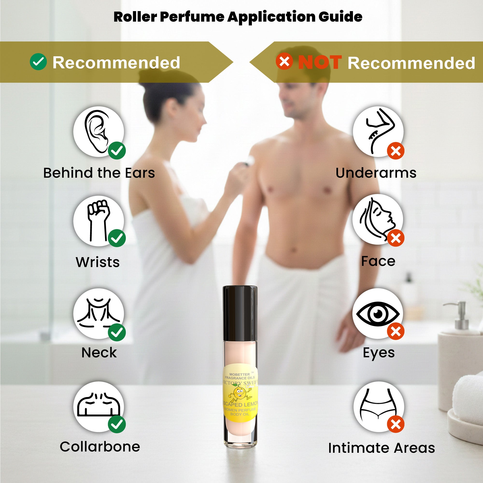 Image of Victory Sweet Citrus Run Escaped Lemon Perfume Body Oil