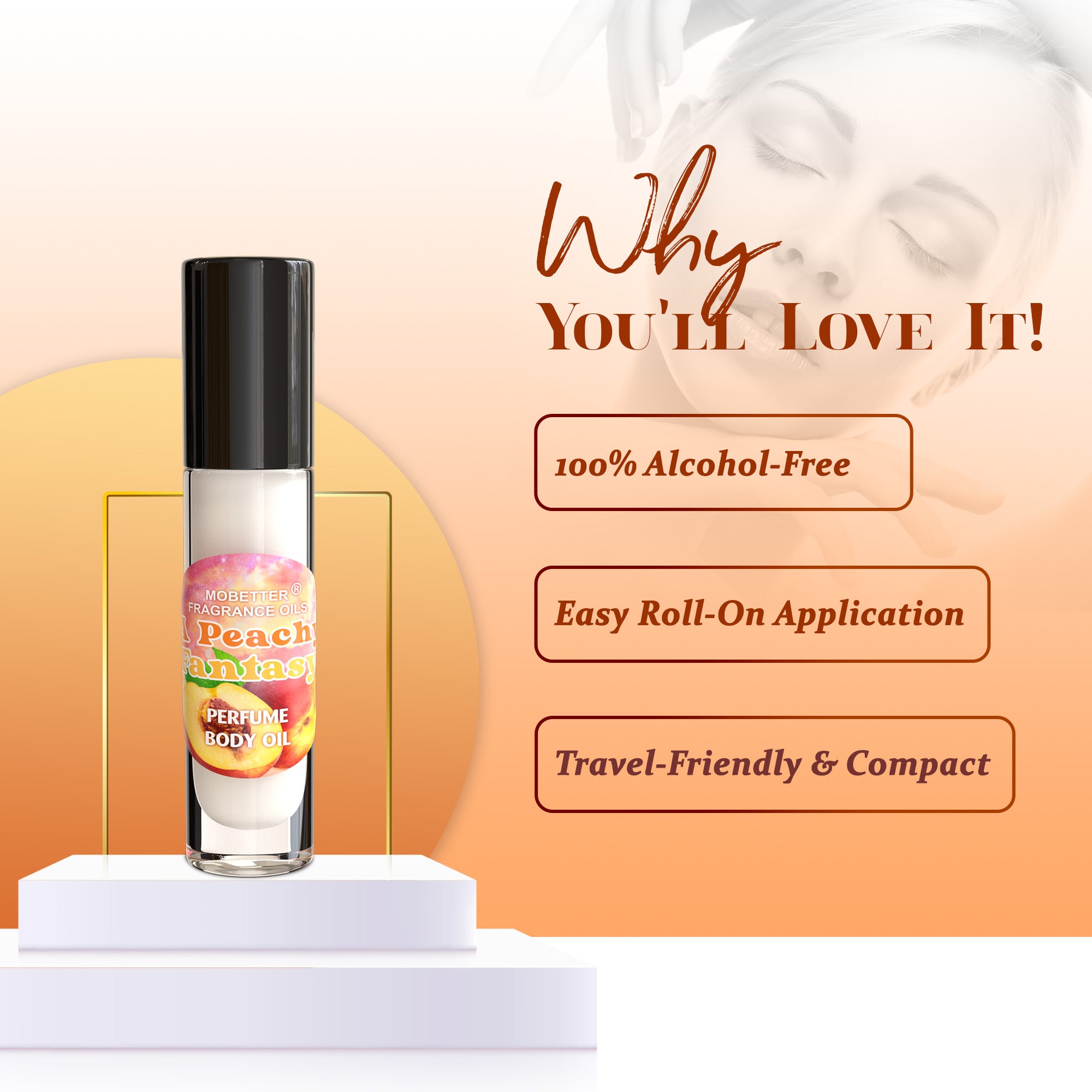 Image of A Peachy Fantasy Perfume Body Oil
