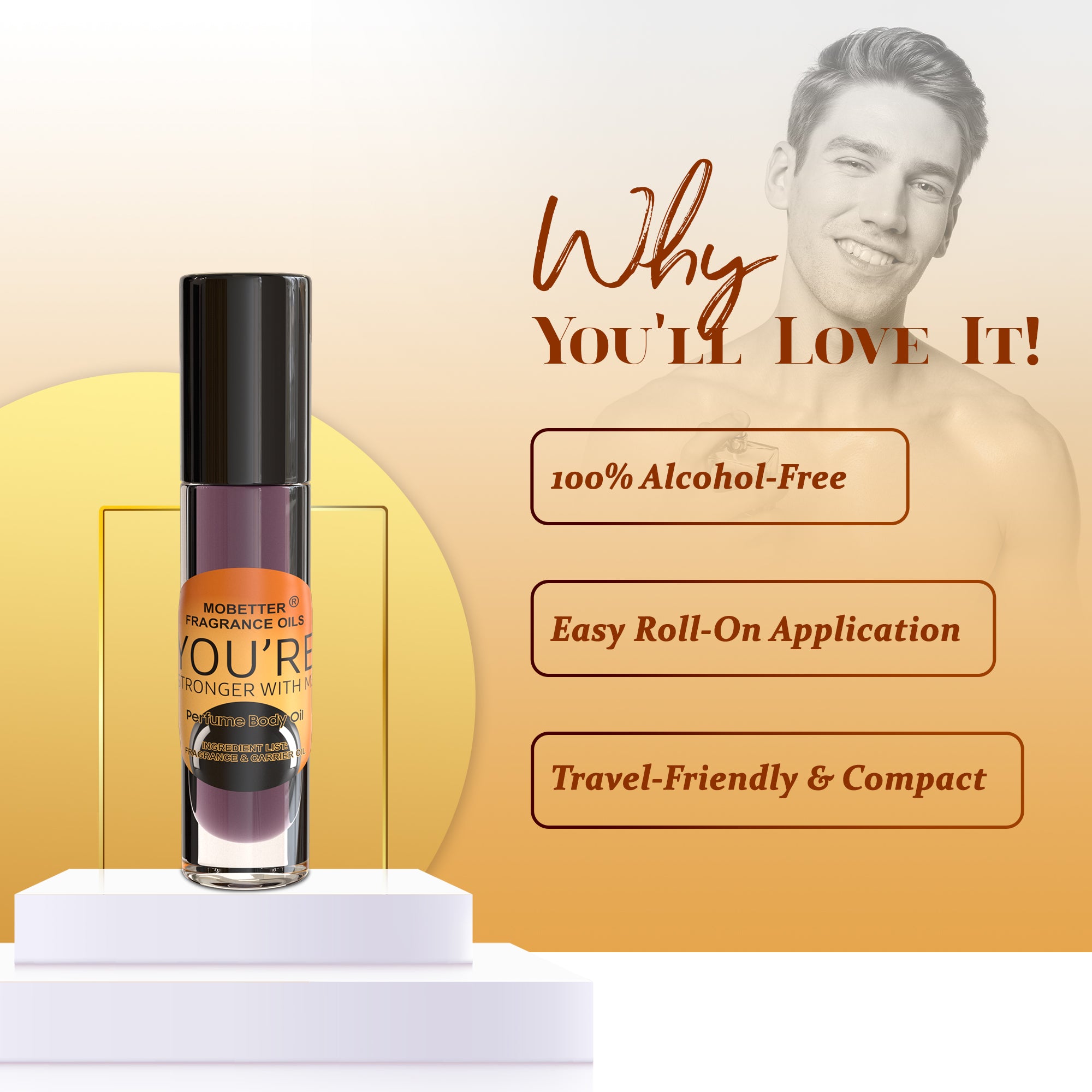 Image of You're Stronger With Me Perfume Body Oil
