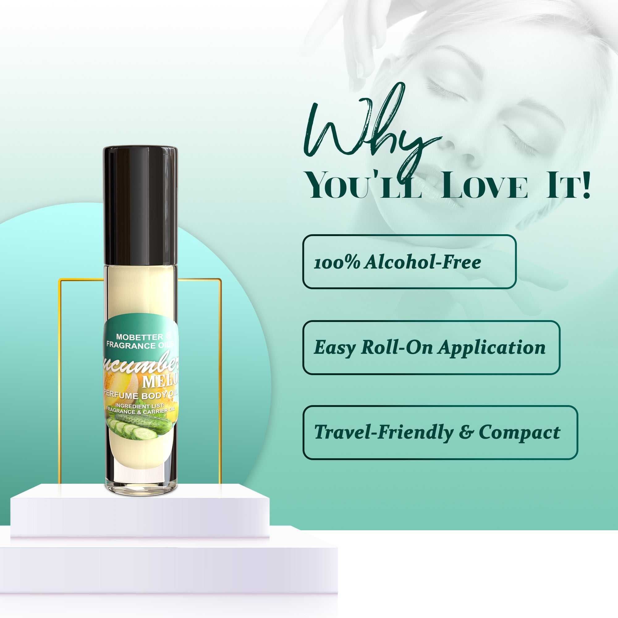 Image of Cucumber Melon Perfume Body Oil
