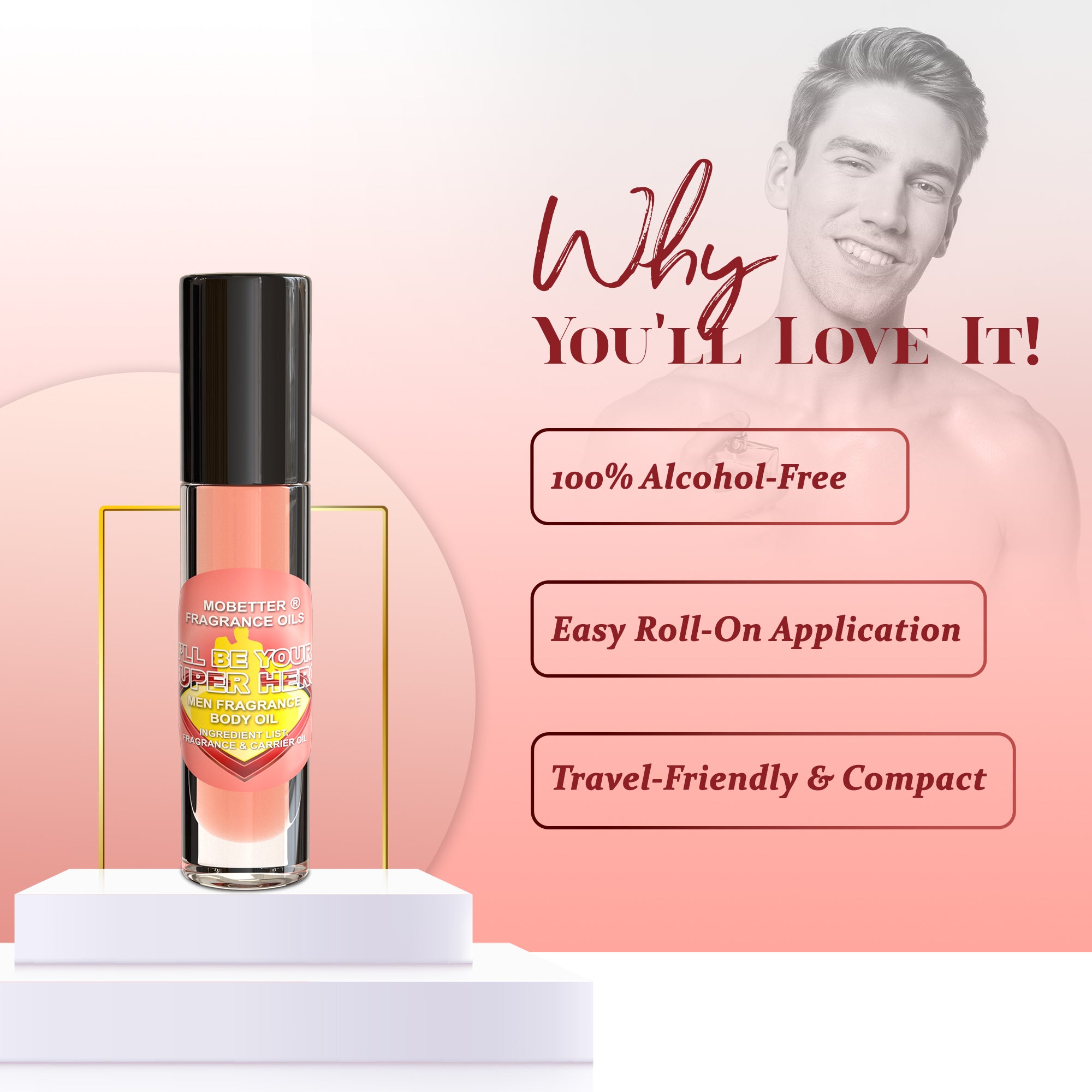 Image of I'll Be Your Super Hero Perfume Body Oil