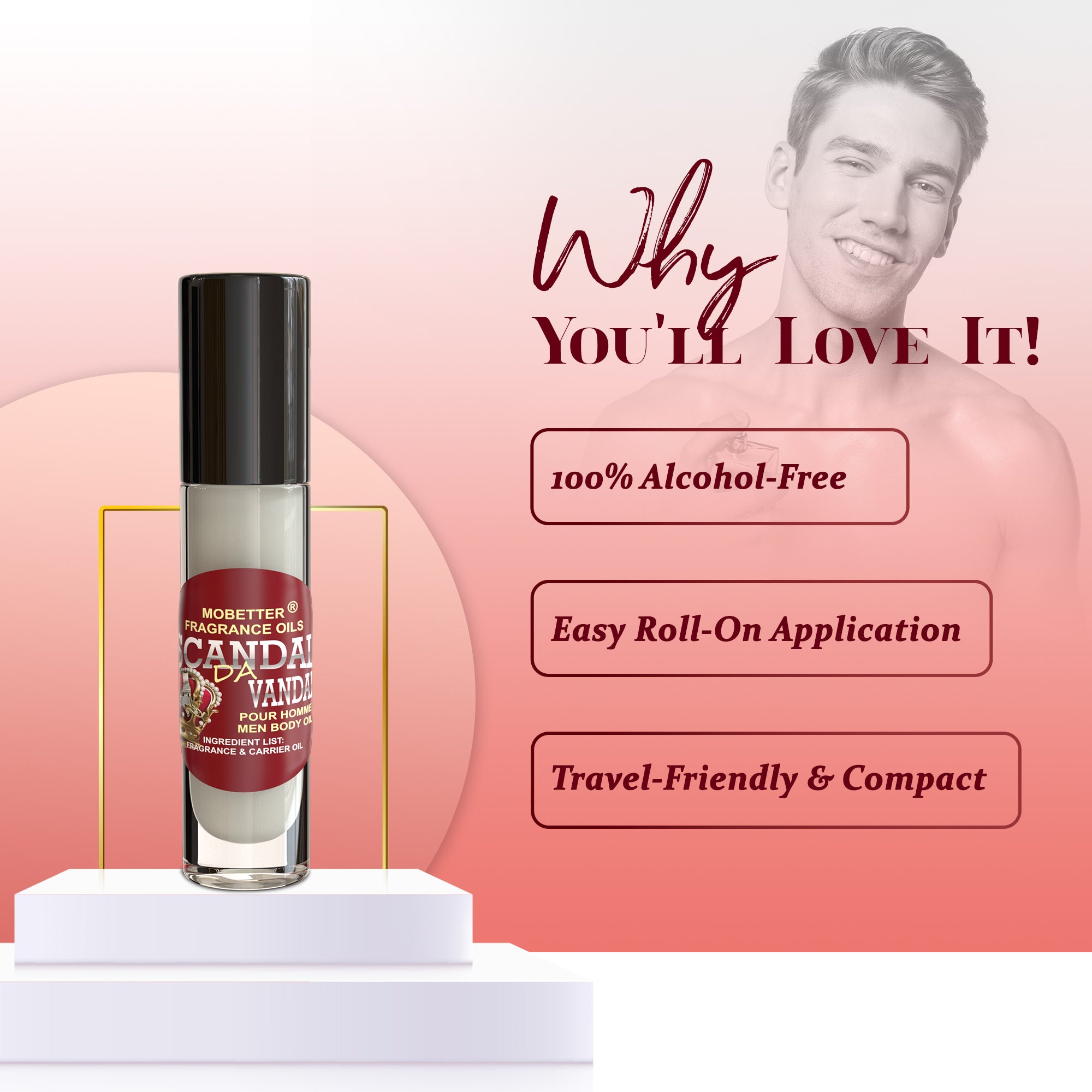 Image of Scandal Da Vandal Pour Homme Perfume Body Oil