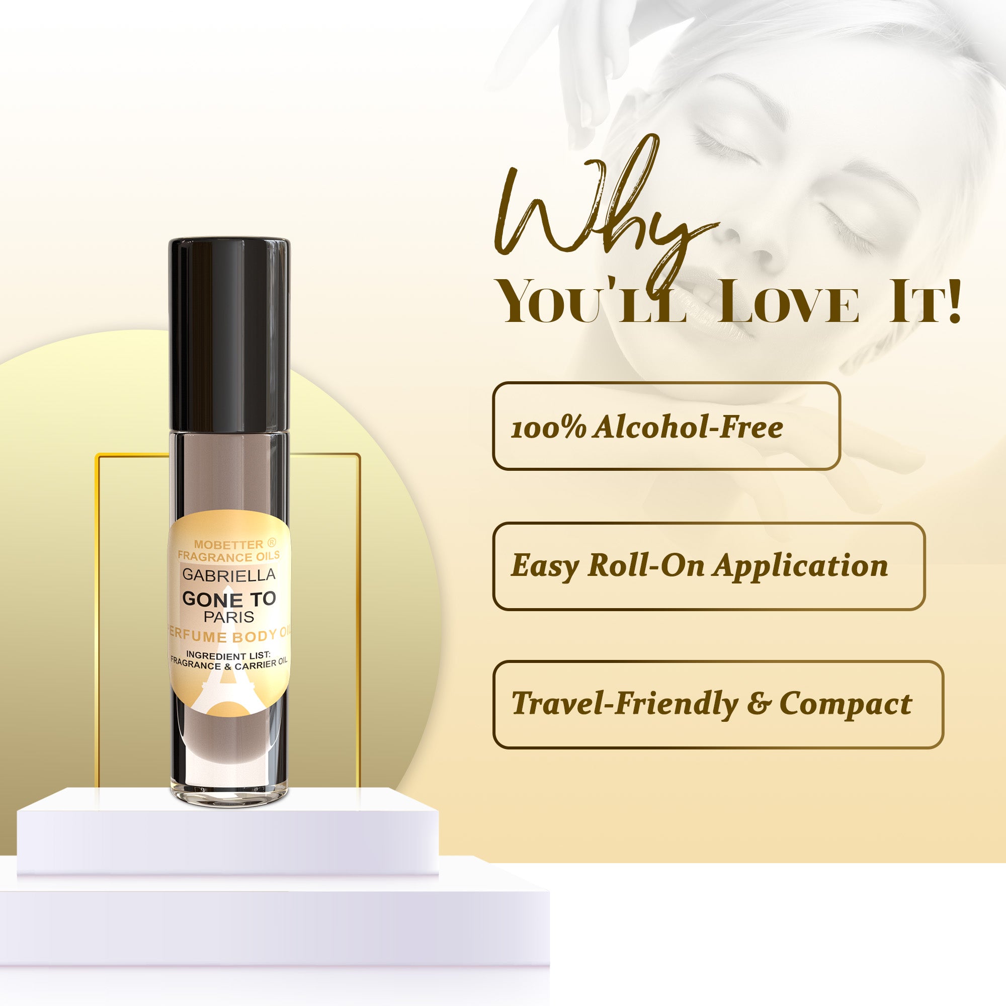 Image of Gabriella Gone to Paris Perfume Body Oil