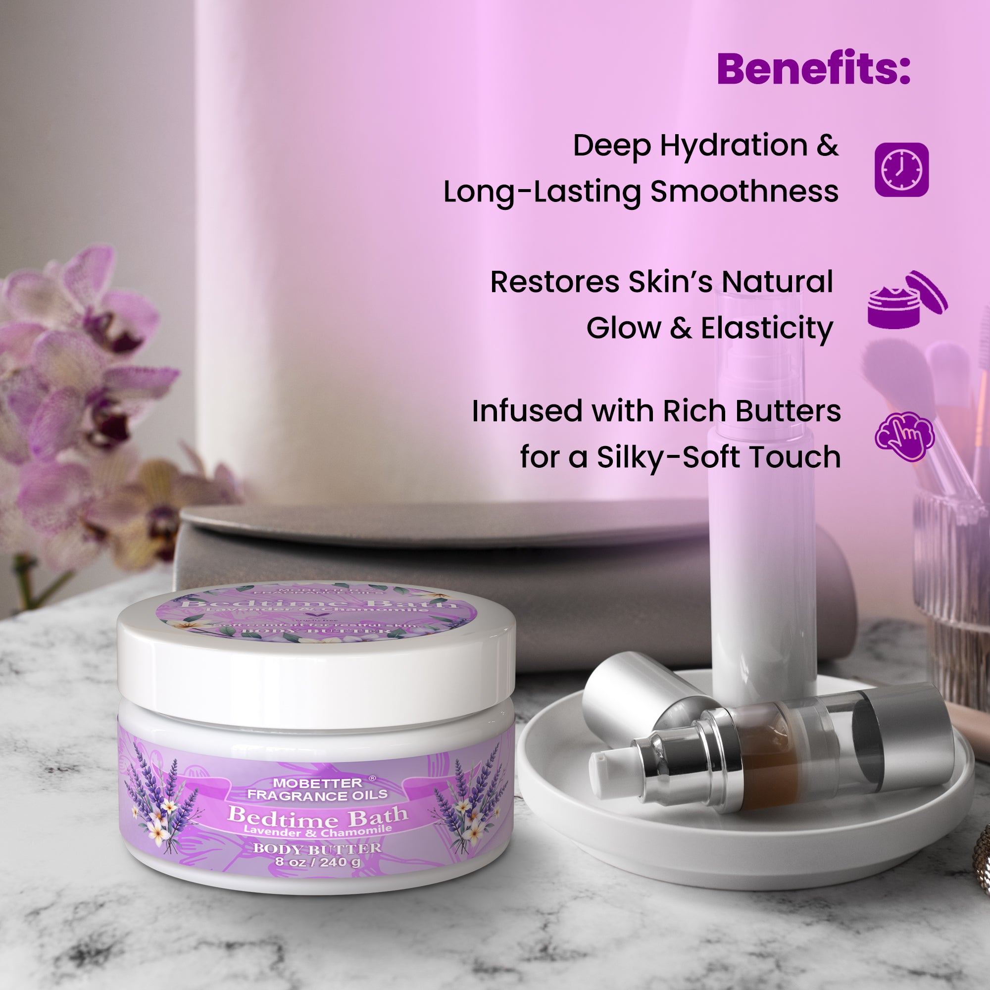 Image of Bedtime Bath Lavender & Chamomile Body Butter