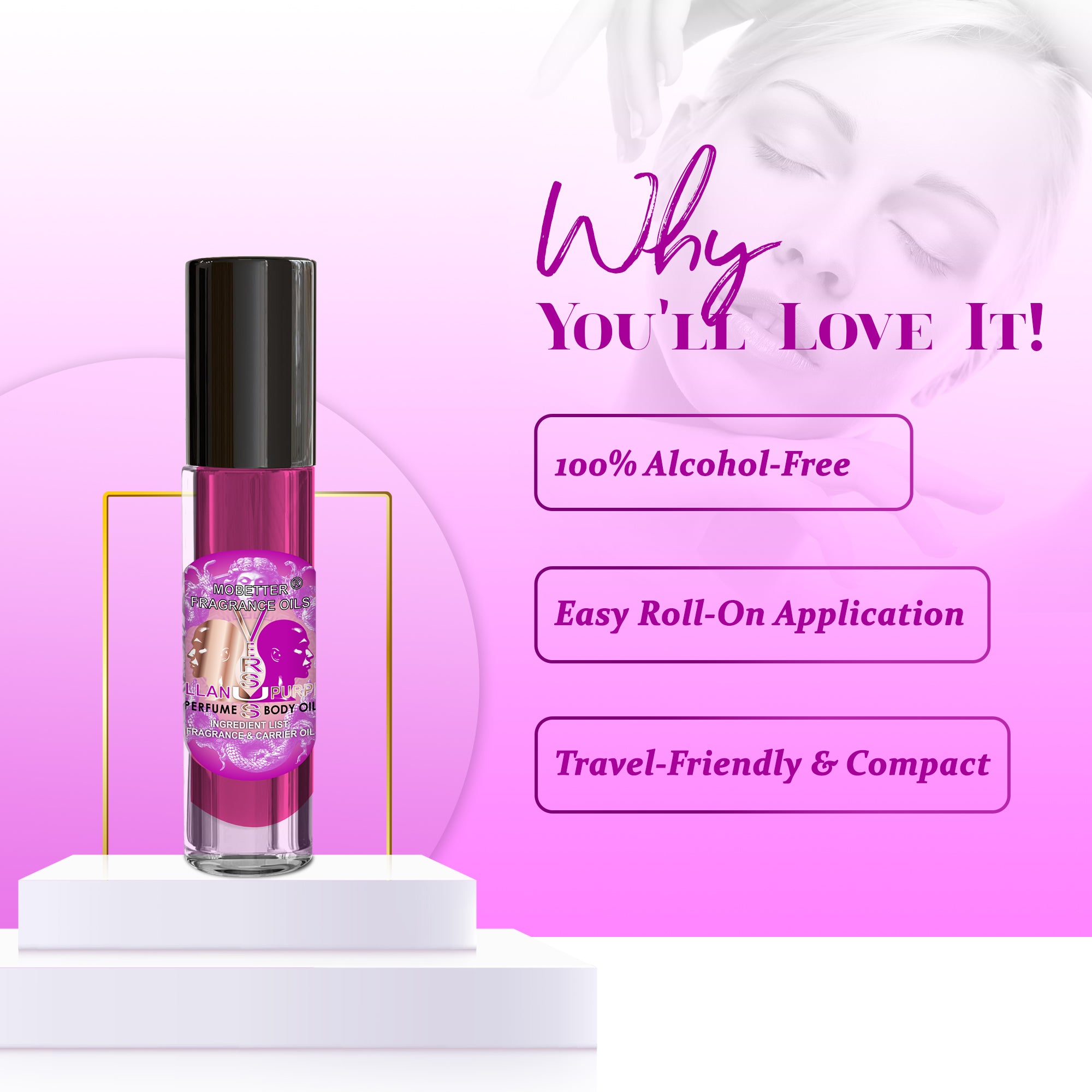 Image of Dillan Versus Purple Perfume Body Oil