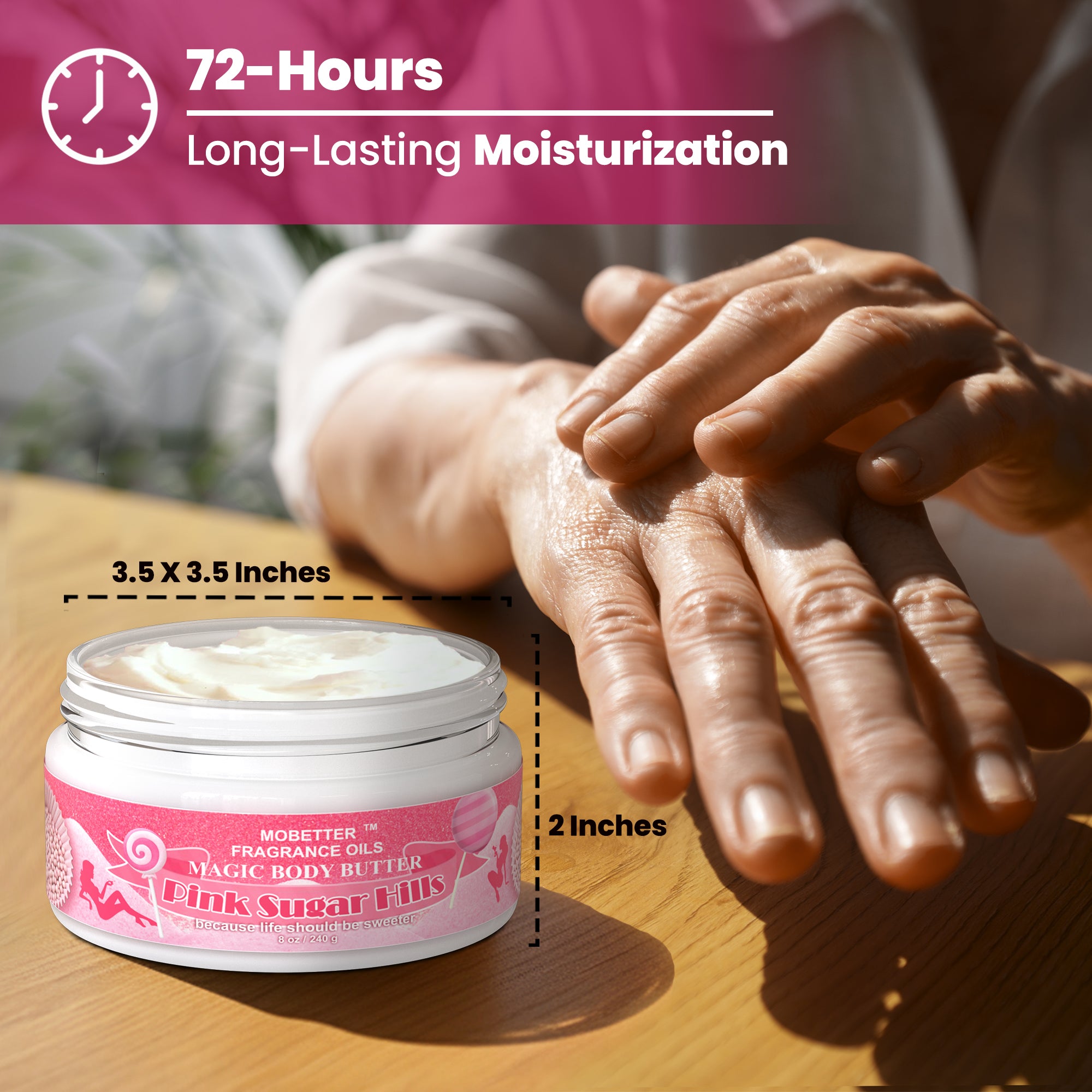 Image of Pink Sugar Hills Body Butter & Body Oil Set