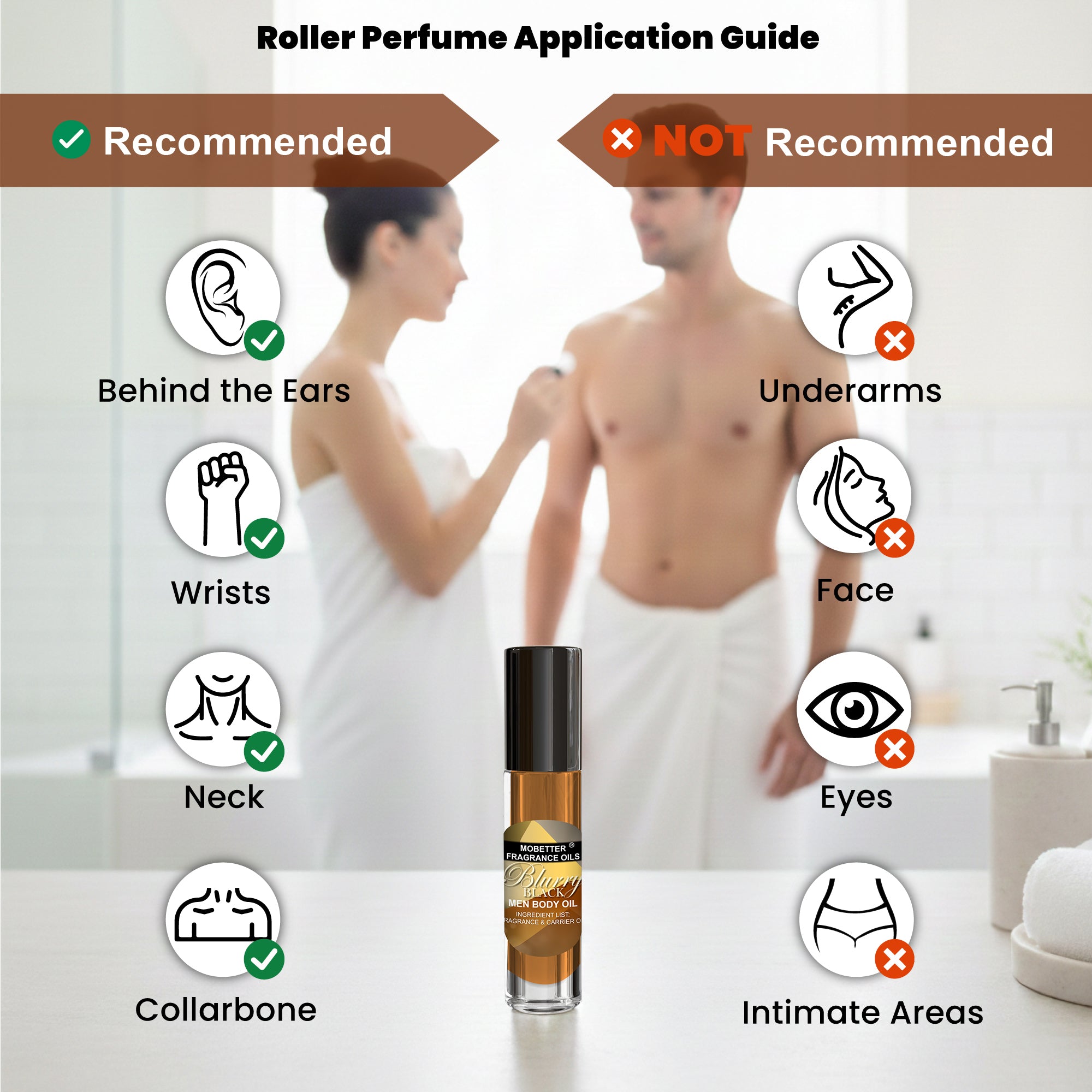 Image of Blurry Black Perfume Body Oil