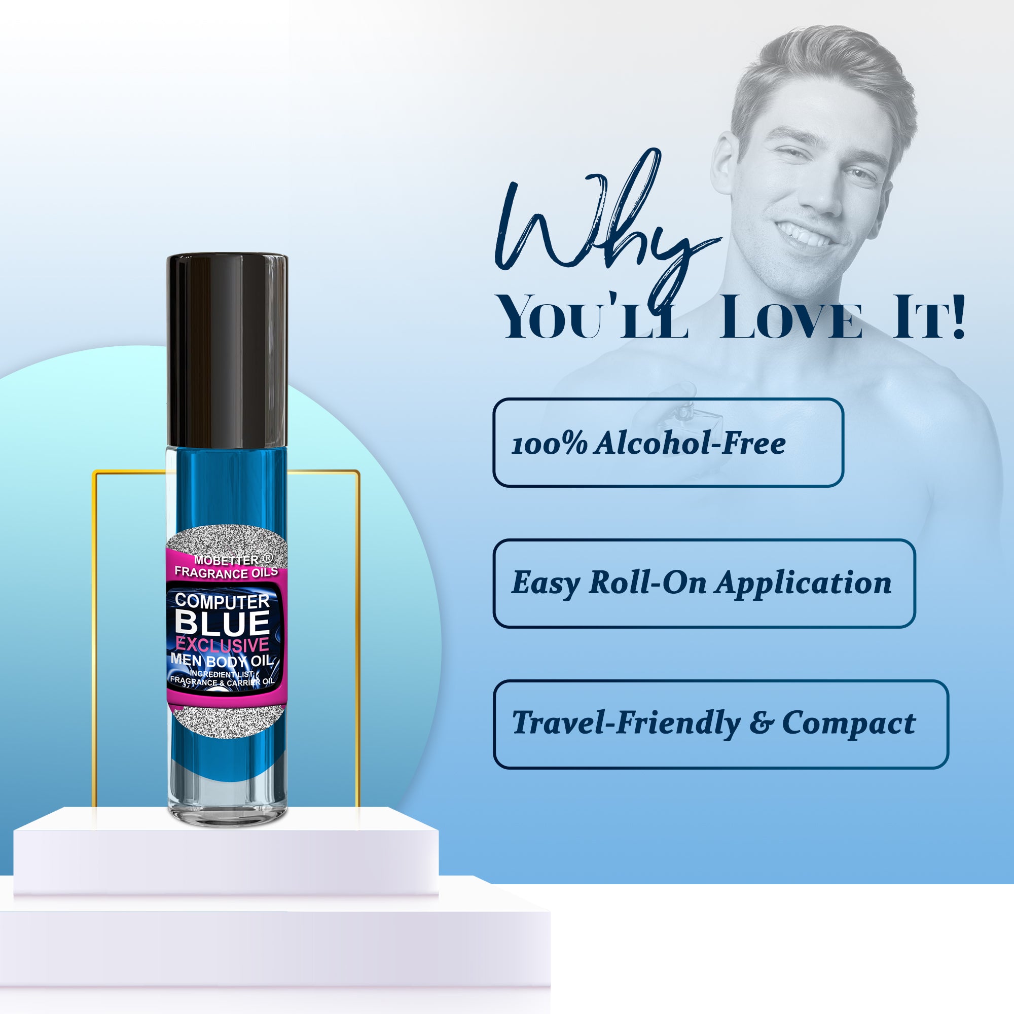 Image of Computer Blue Exclusive Perfume Body Oil