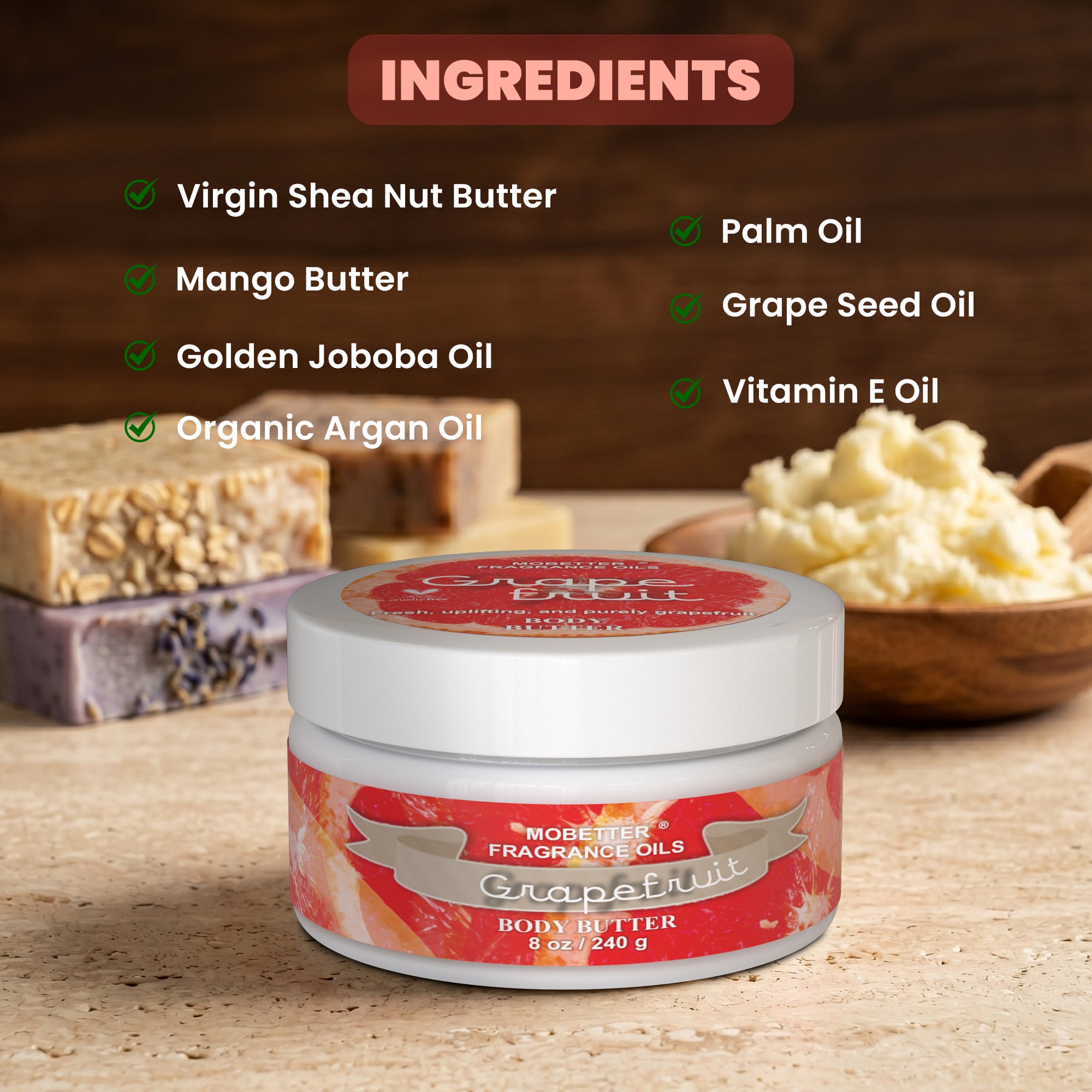 Image of Grape Fruit Body Butter