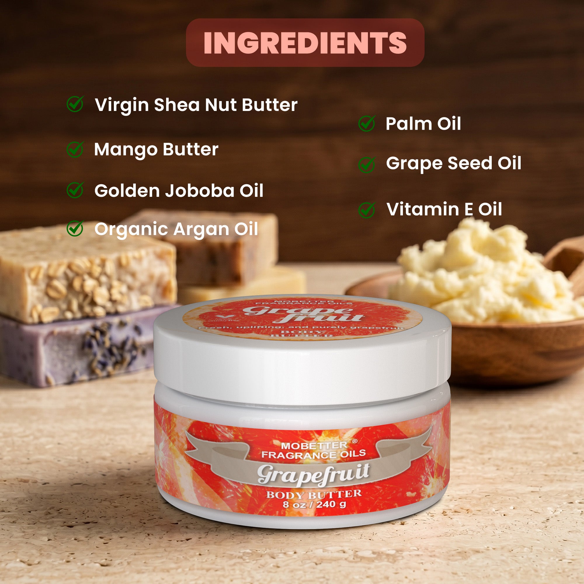 Image of Grape Fruit Body Butter