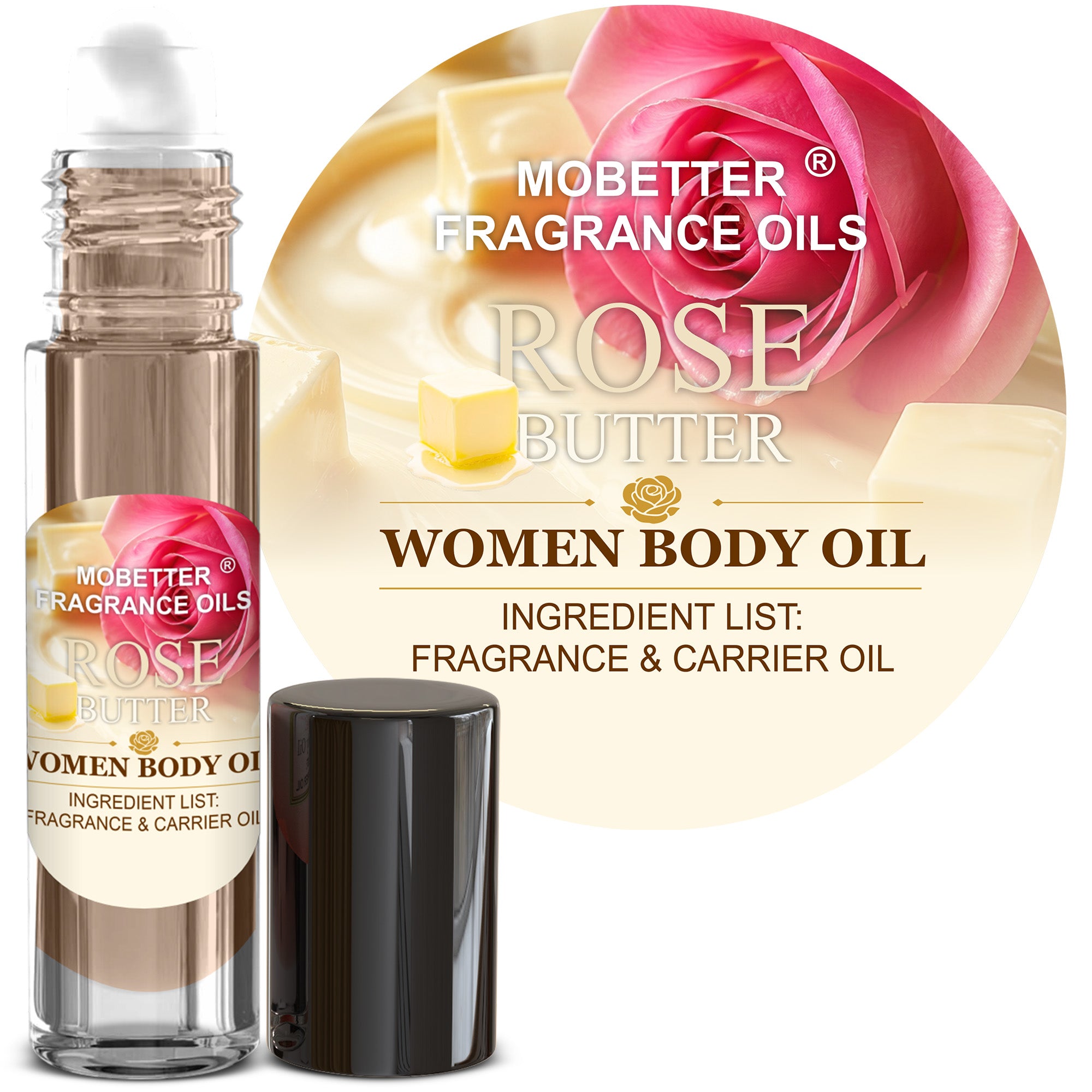Image of Rose Butter Perfume Body Oil