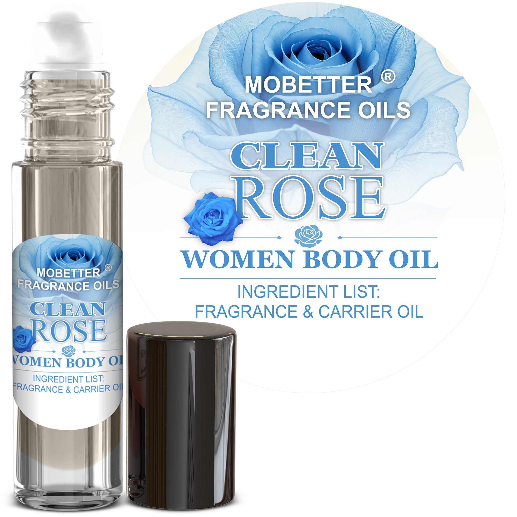 Image of Clean Rose Perfume Body Oil