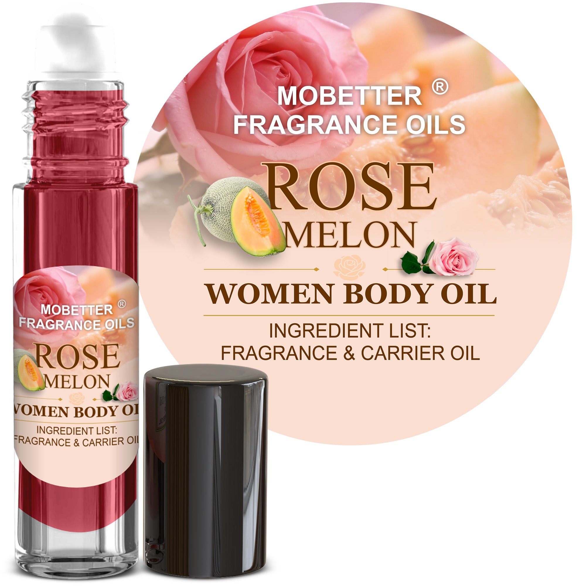 Image of Rose Melon Perfume Body Oil