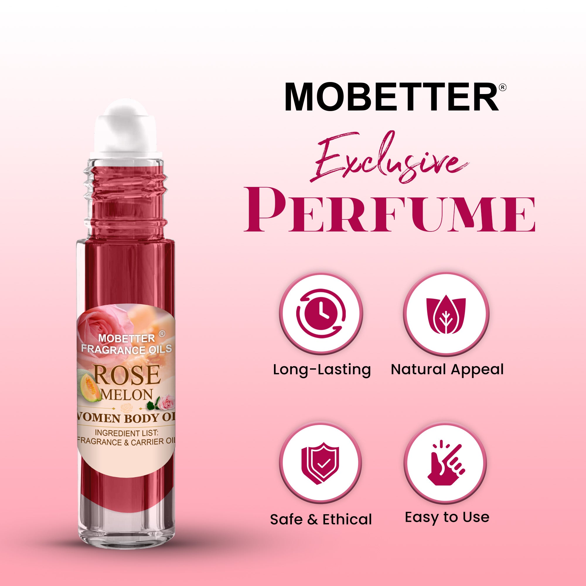 Image of Rose Melon Perfume Body Oil
