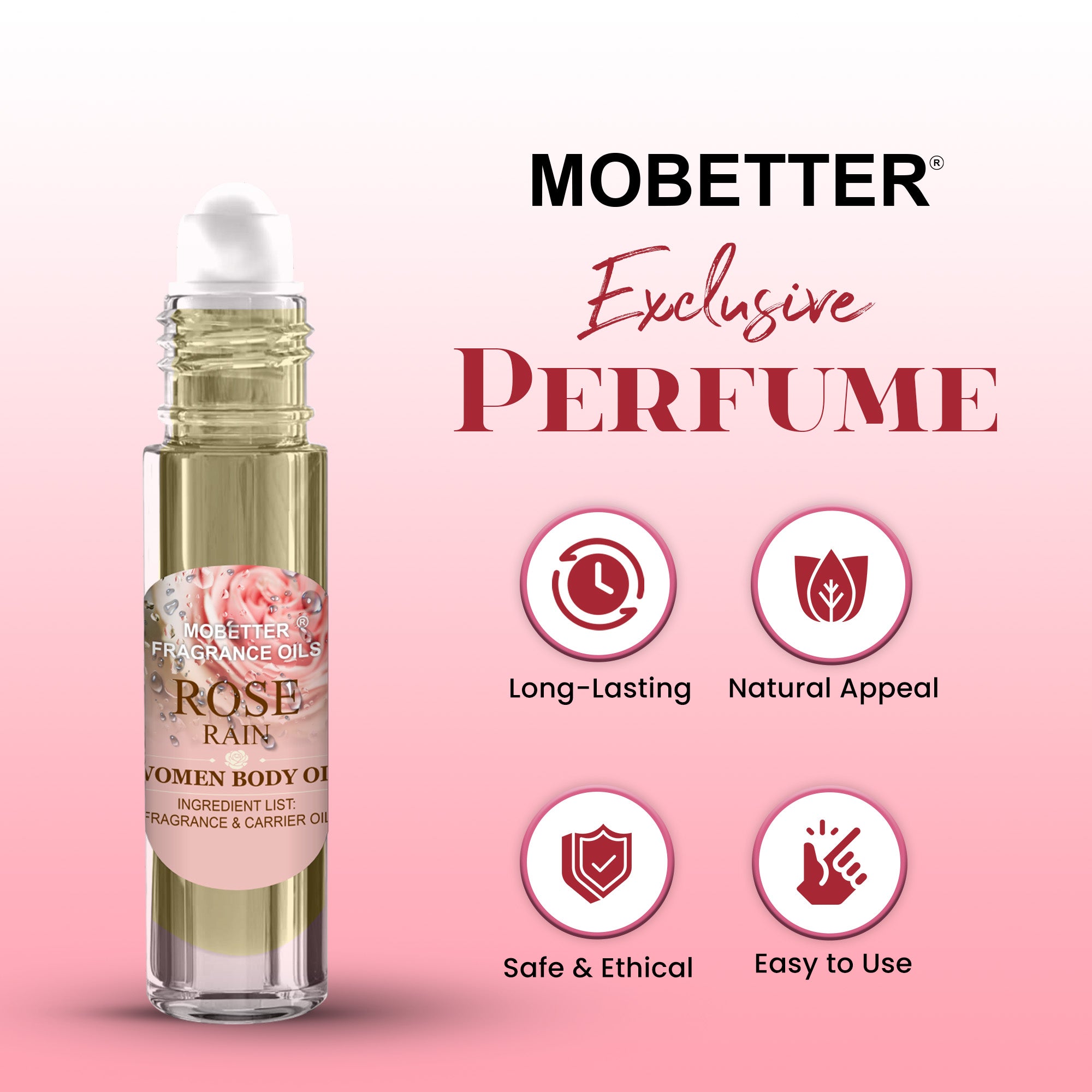 Image of Rose Rain Perfume Body Oil
