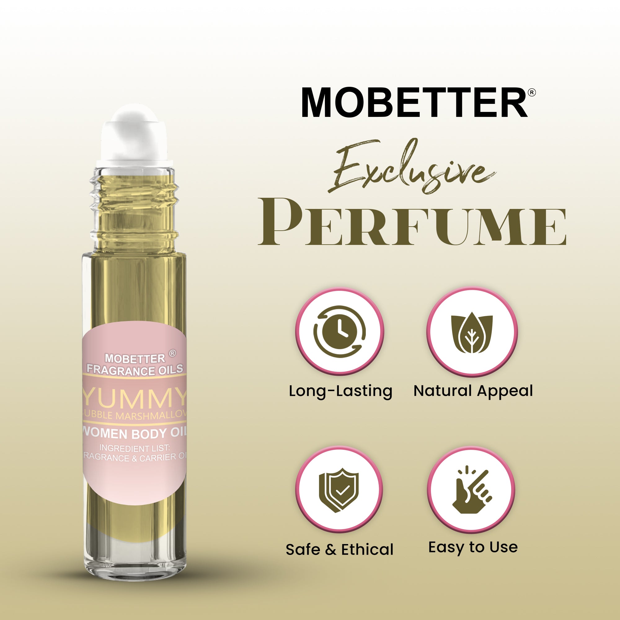 Image of Yummy Bubble Marshmallow Perfume Body Oil