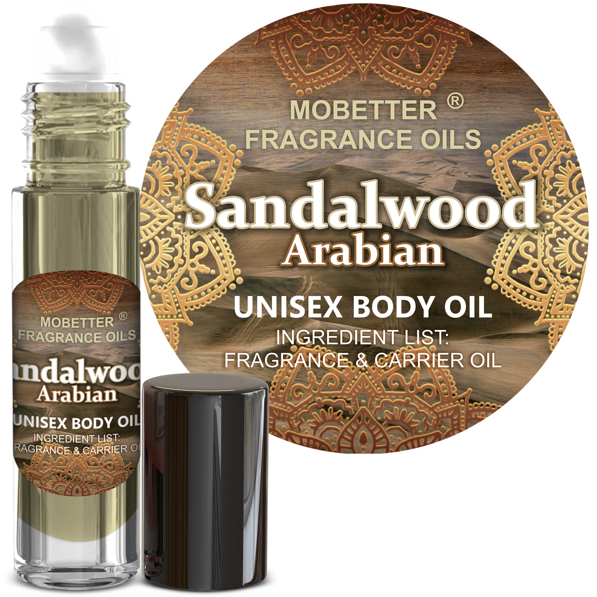 Image of Sandalwood Arabian Perfume Body Oil