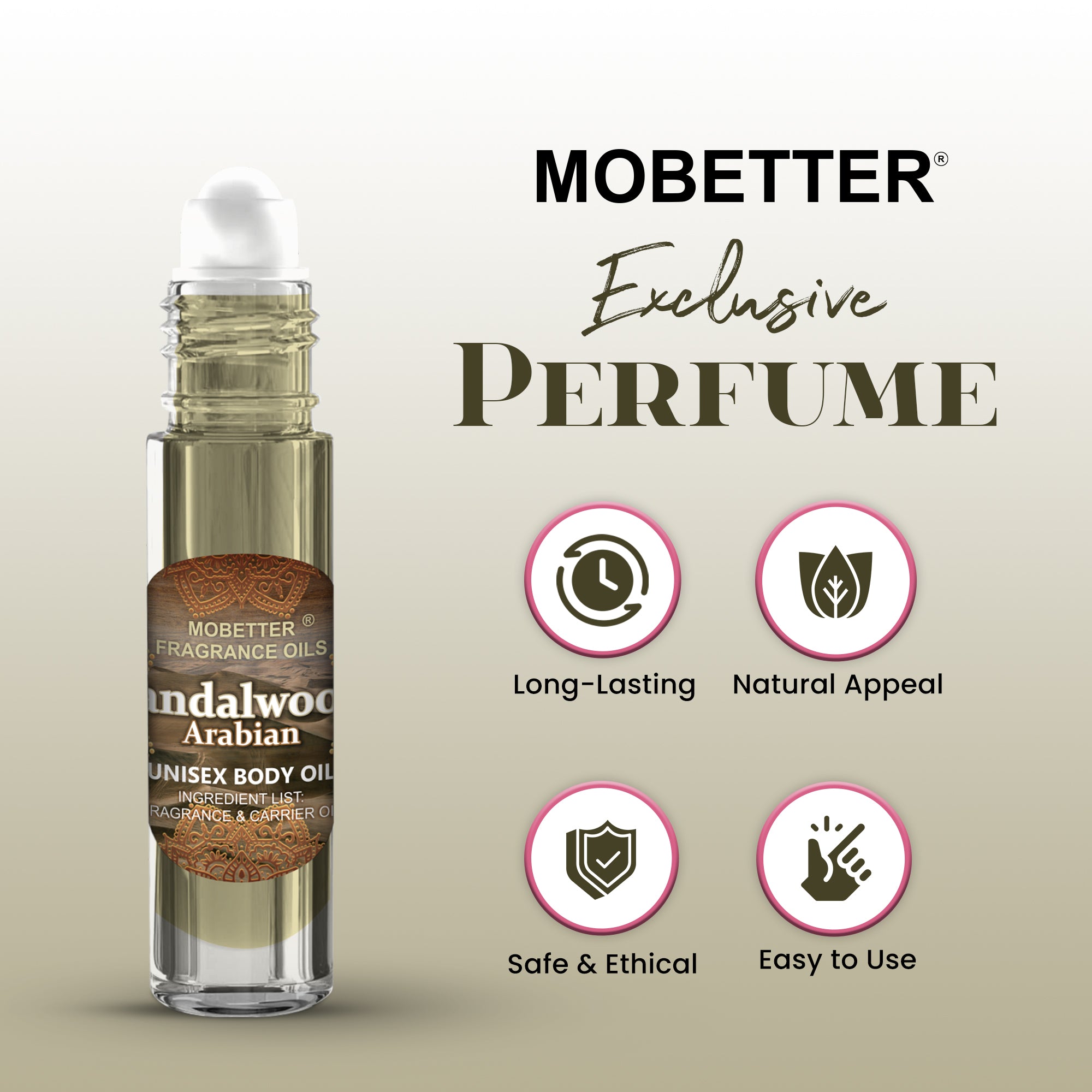 Image of Sandalwood Arabian Perfume Body Oil