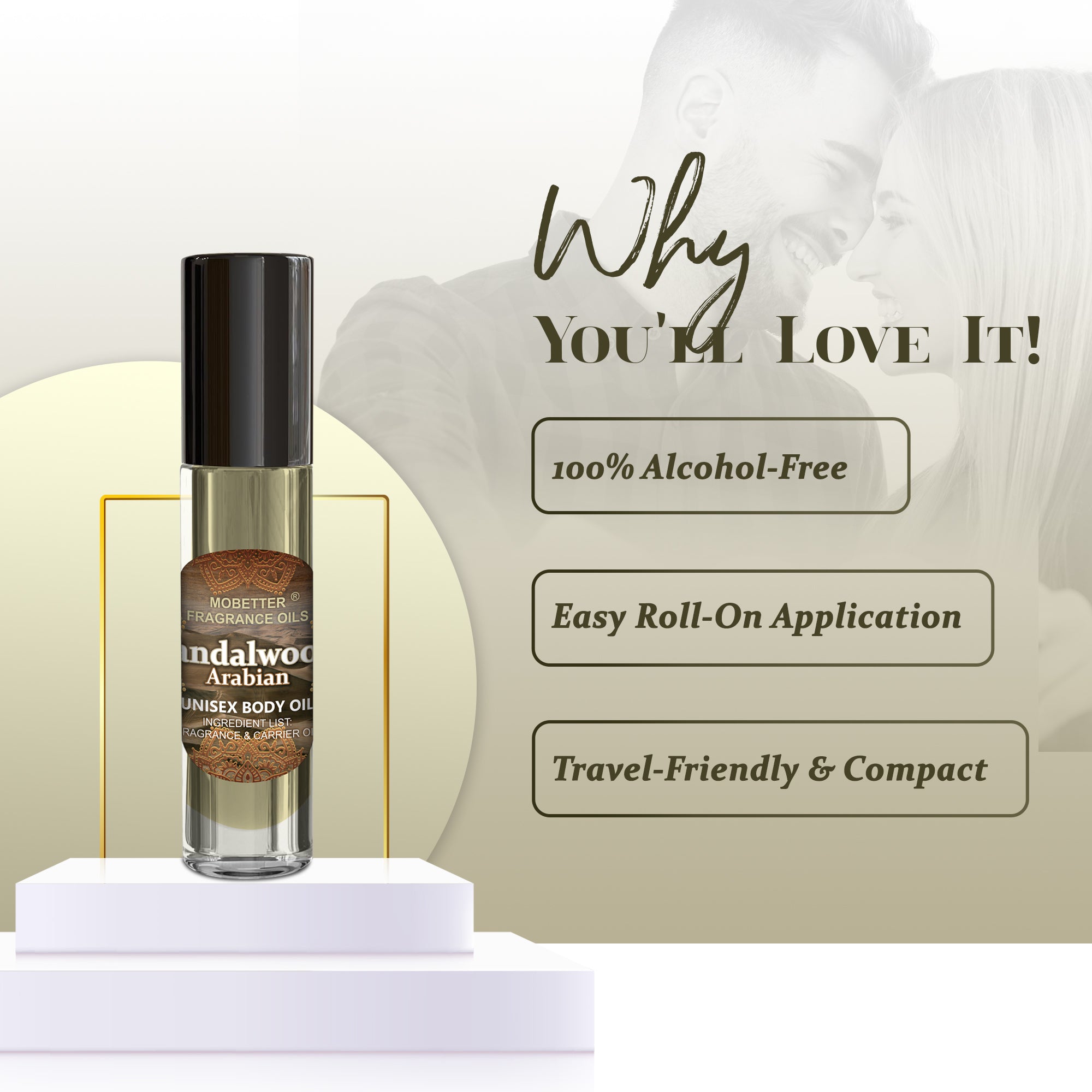 Image of Sandalwood Arabian Perfume Body Oil