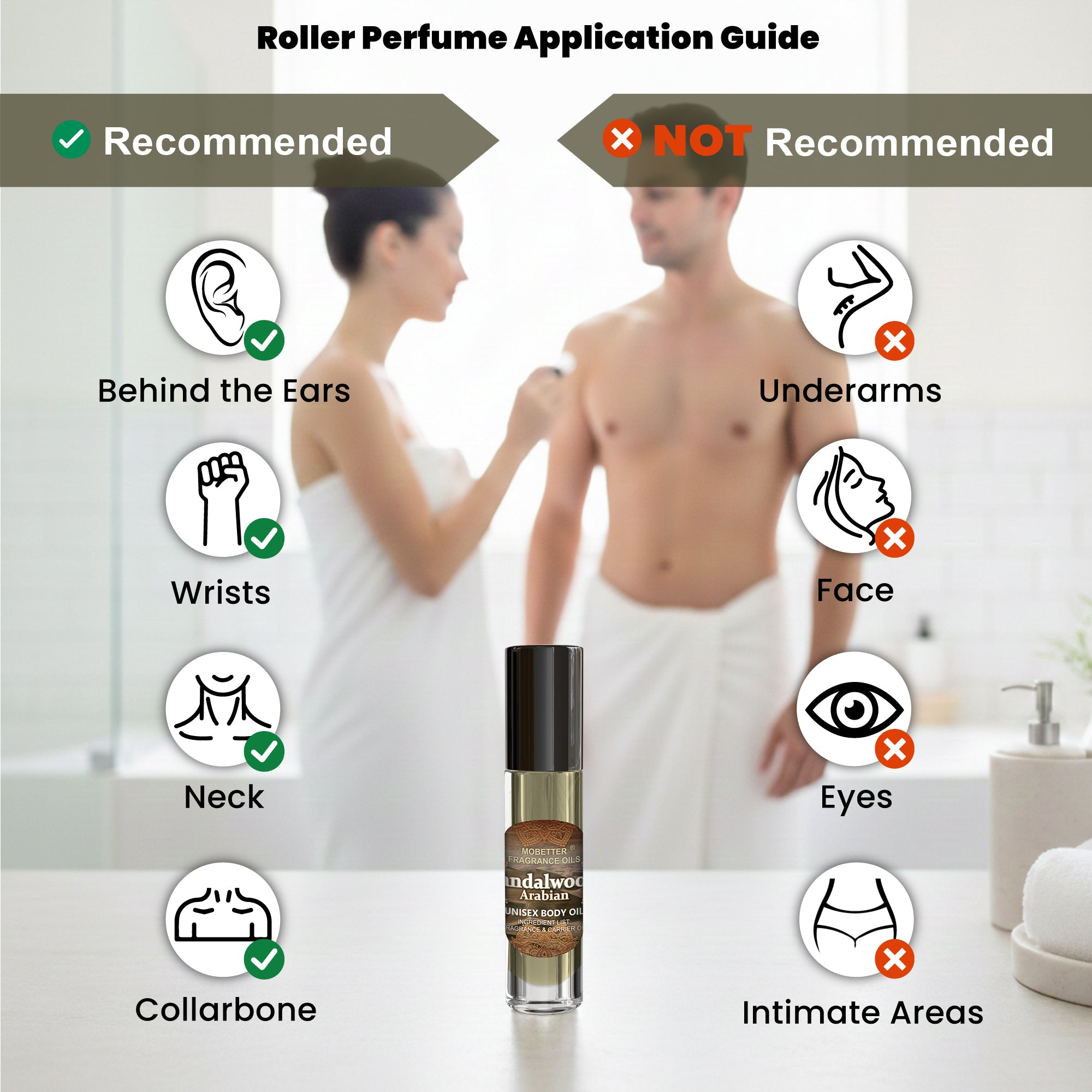 Image of Sandalwood Arabian Perfume Body Oil