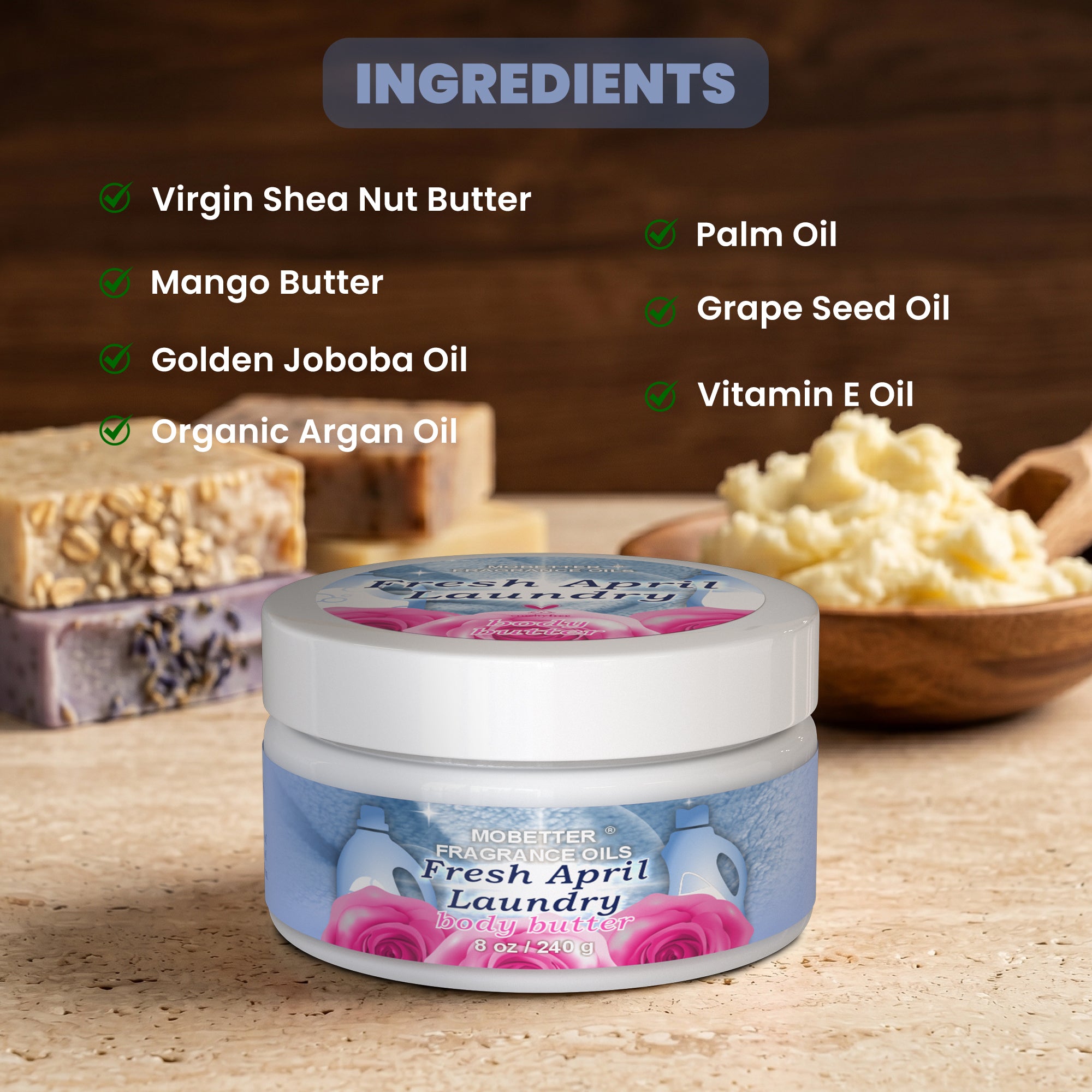 Image of Fresh April Laundry Body Butter