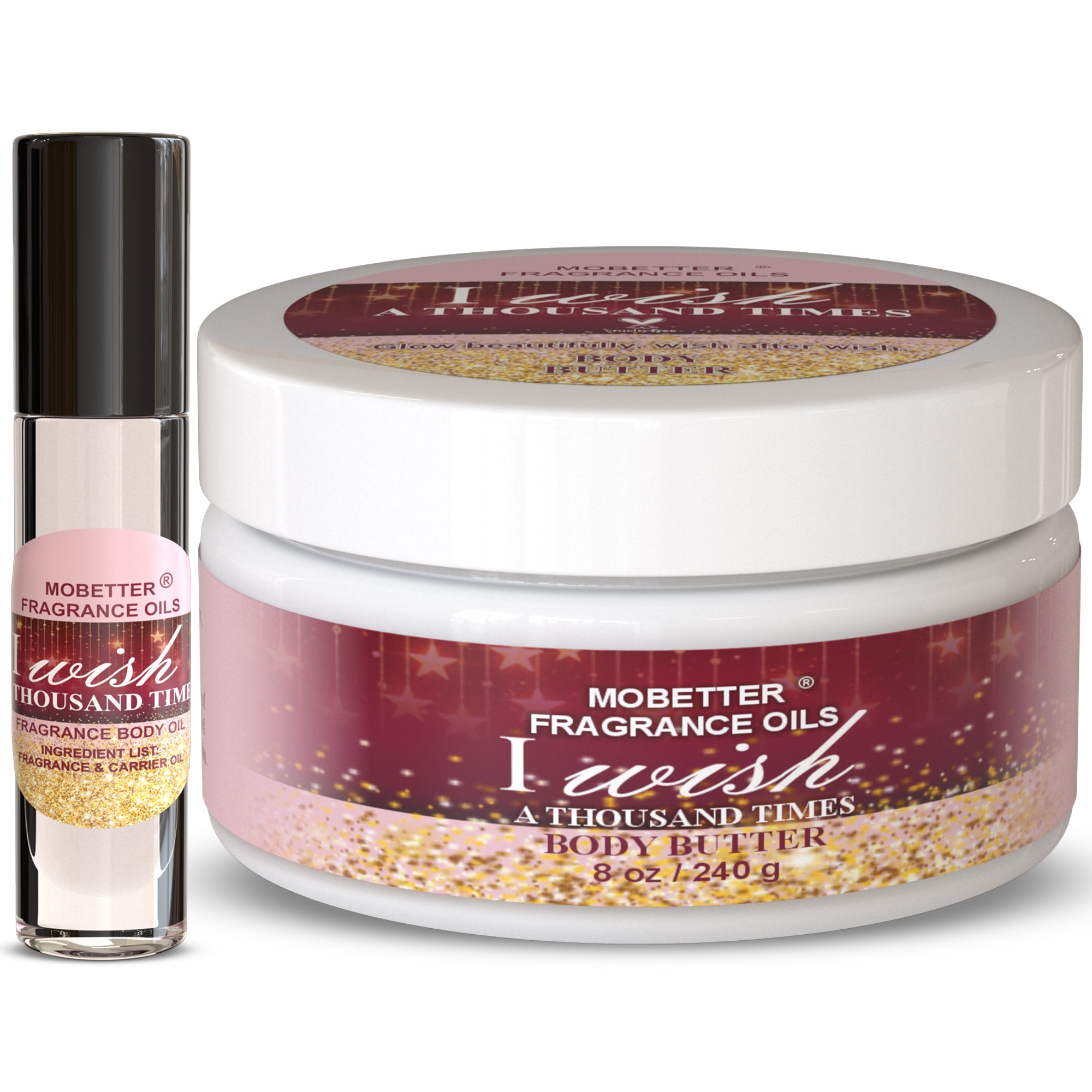 Image of I Wish A Thousand Times Body Butter & Body Oil Set