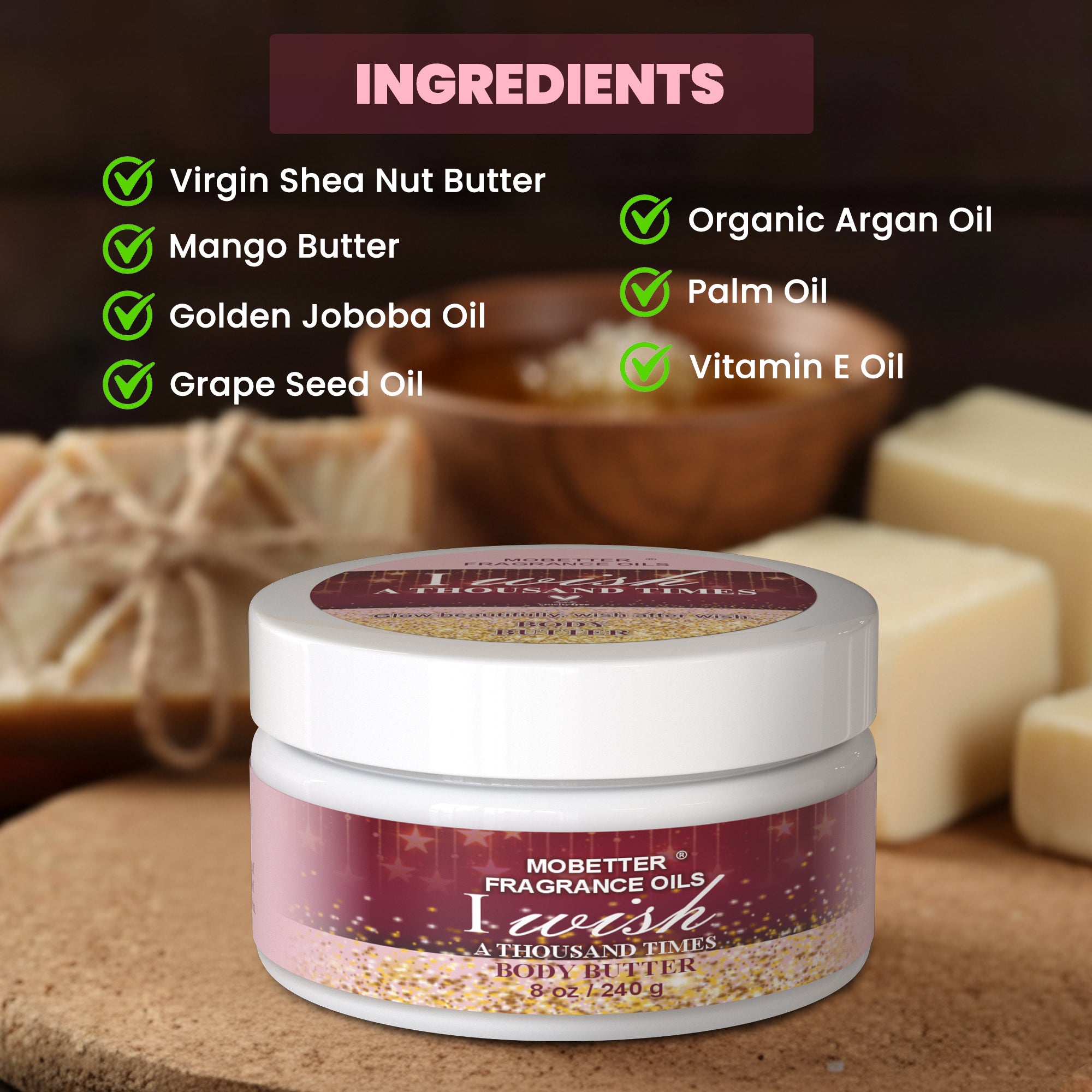 Image of I Wish A Thousand Times Body Butter & Body Oil Set