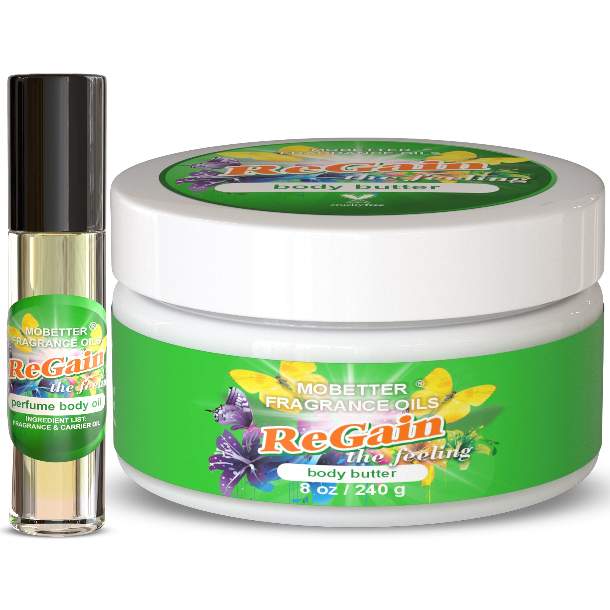 Image of Regain the Feeling Body Butter & Body Oil Set