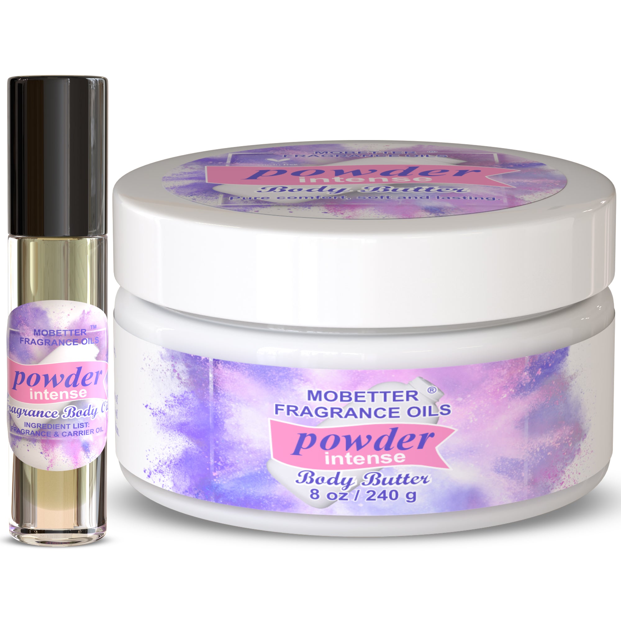 Image of Powder Intense Body Butter & Body Oil Set