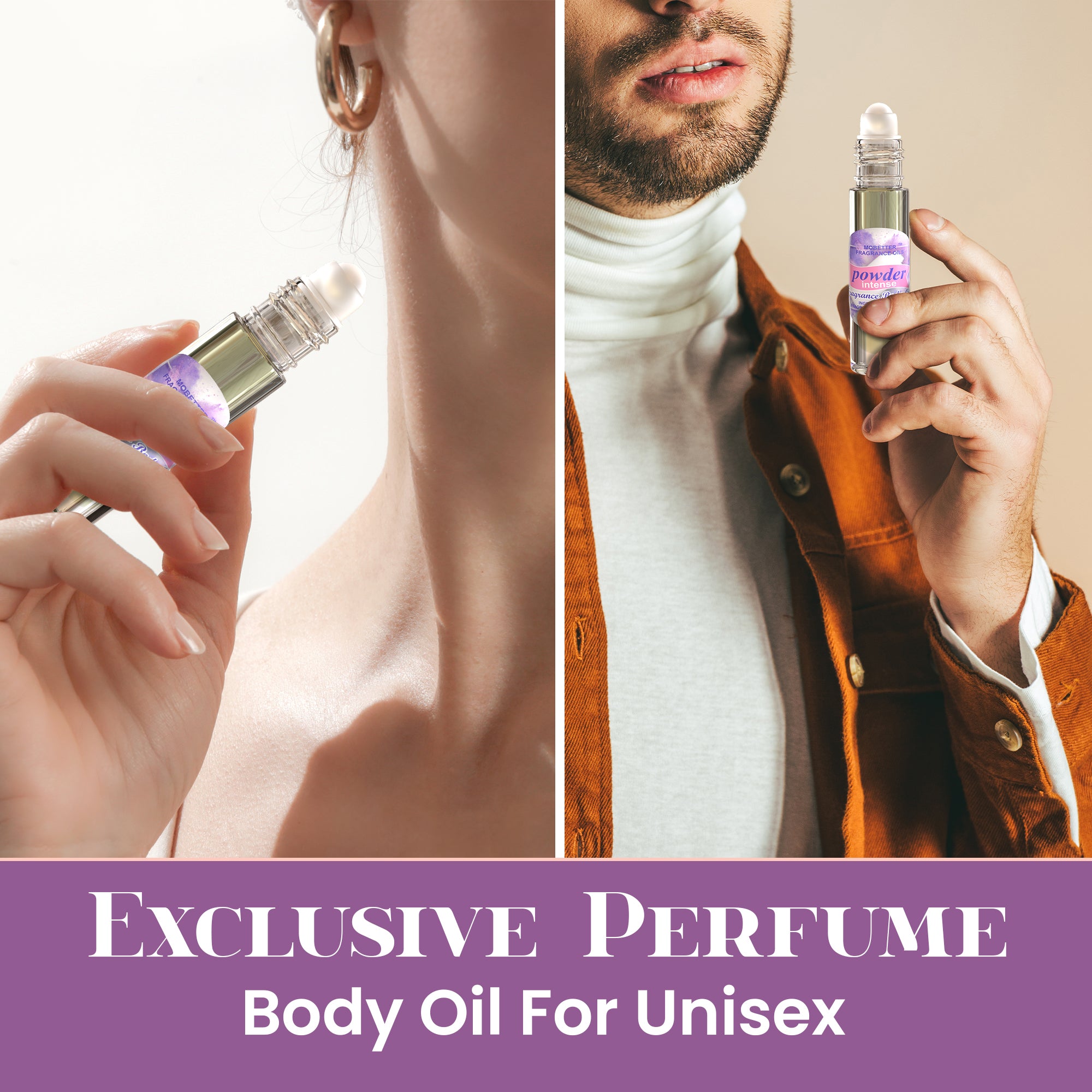 Image of Powder Intense Body Butter & Body Oil Set
