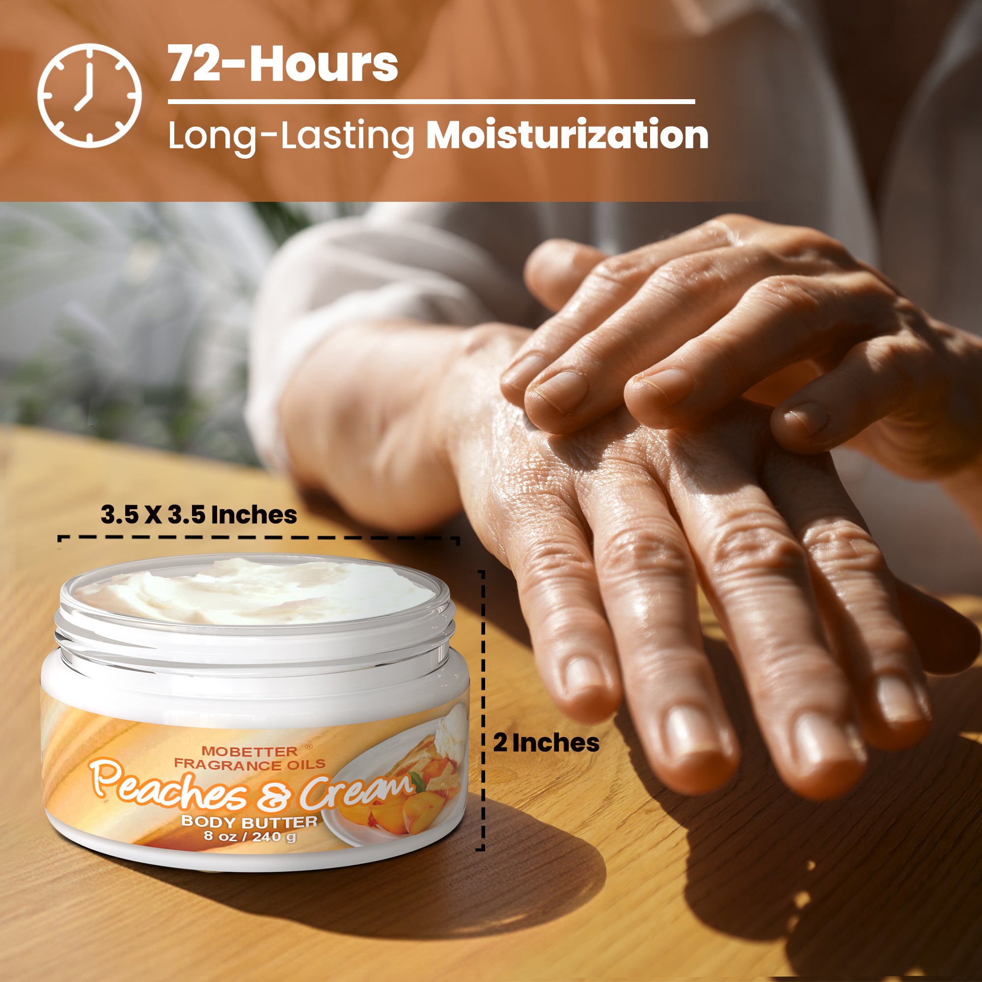 Image of Peaches & Cream Body Butter & Body Oil Set