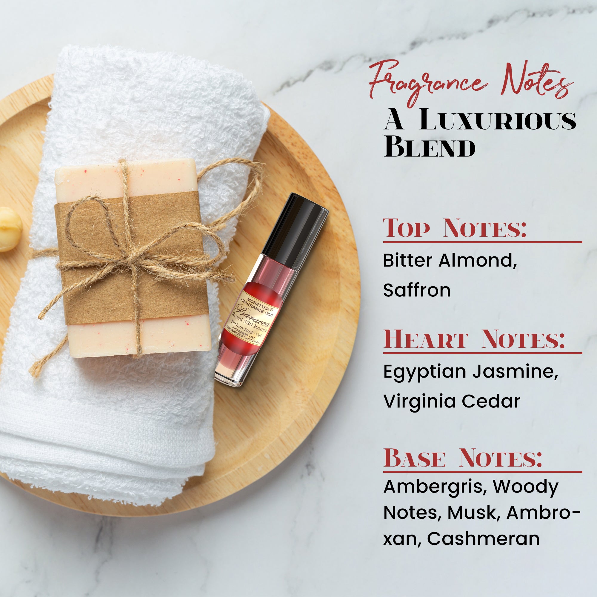 Image of Baracca Royal 580 Rouge Body Butter & Body Oil Set