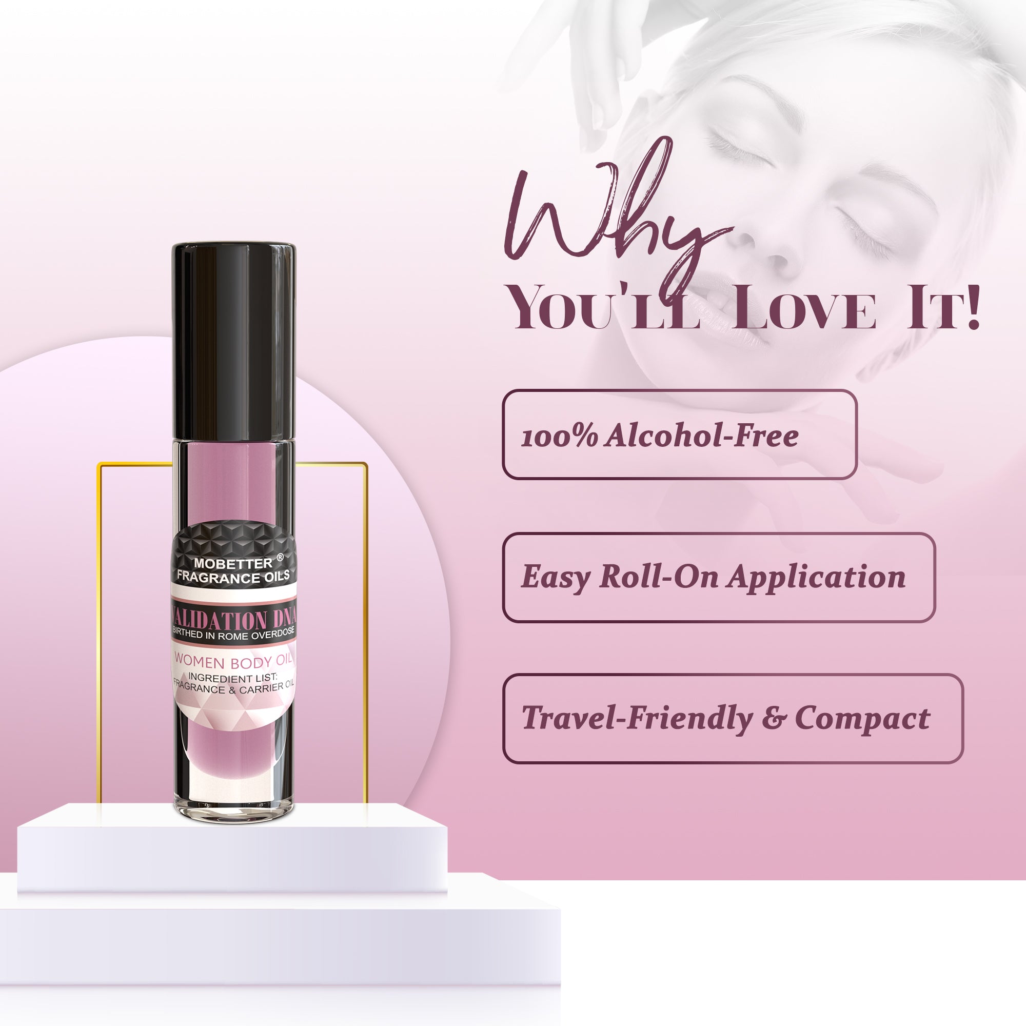 Image of Validation DNA Birthed in Rome Overdose Perfume Body Oil