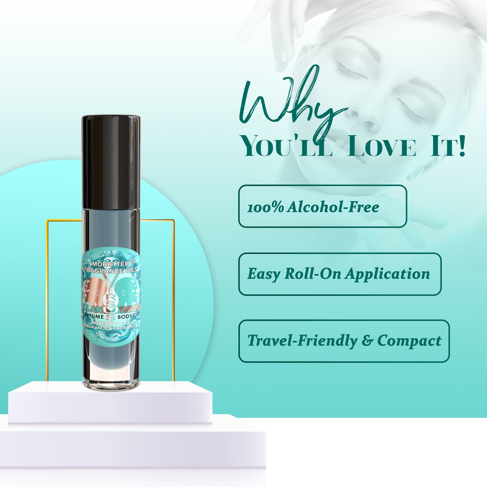 Image of Dillan Versus Turquoise Perfume Body Oil