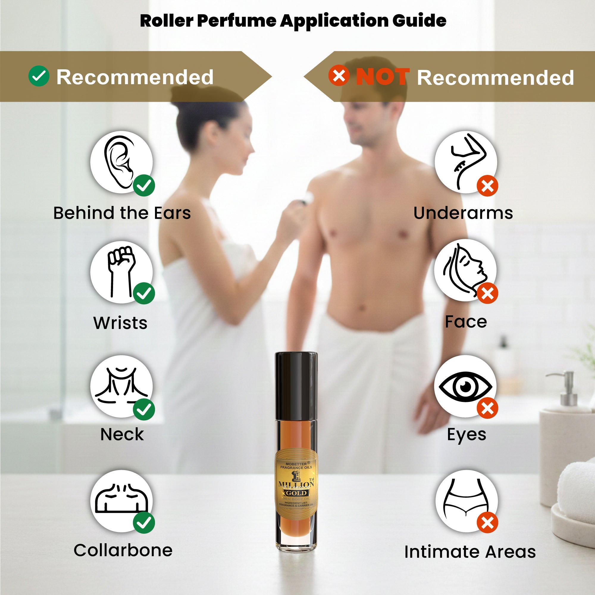 Image of 1 Millionth of a Second Gold Perfume Body Oil