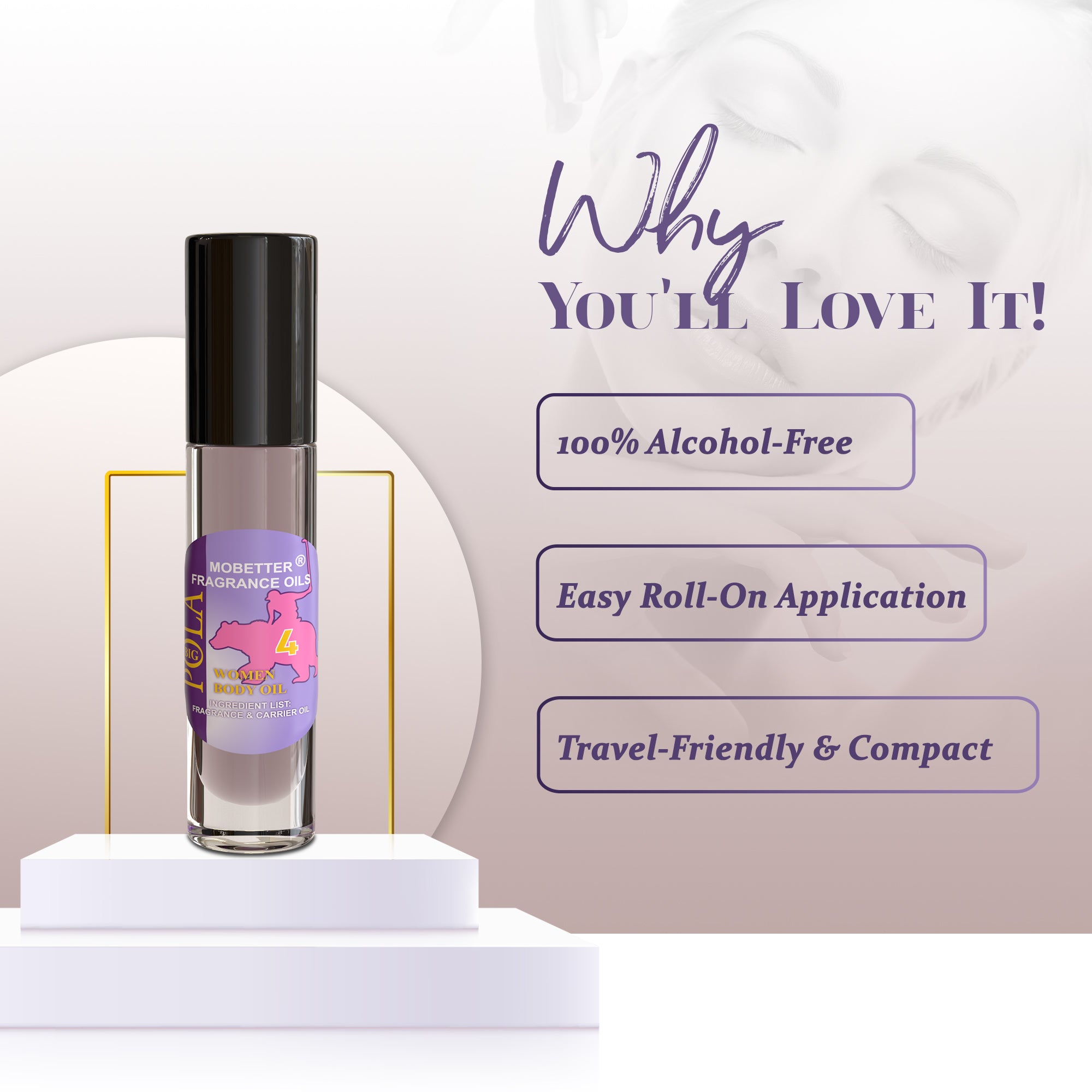 Image of Big Pola 4 Purple Perfume Body Oil