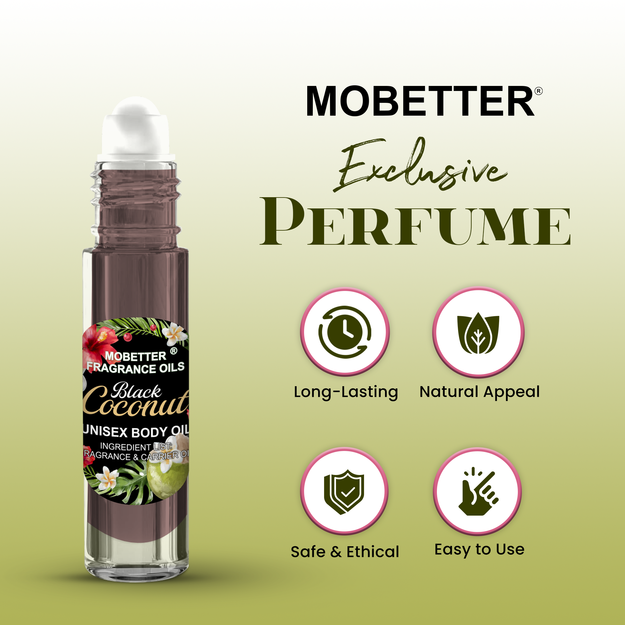 Image of Black Coconut Perfume Body Oil