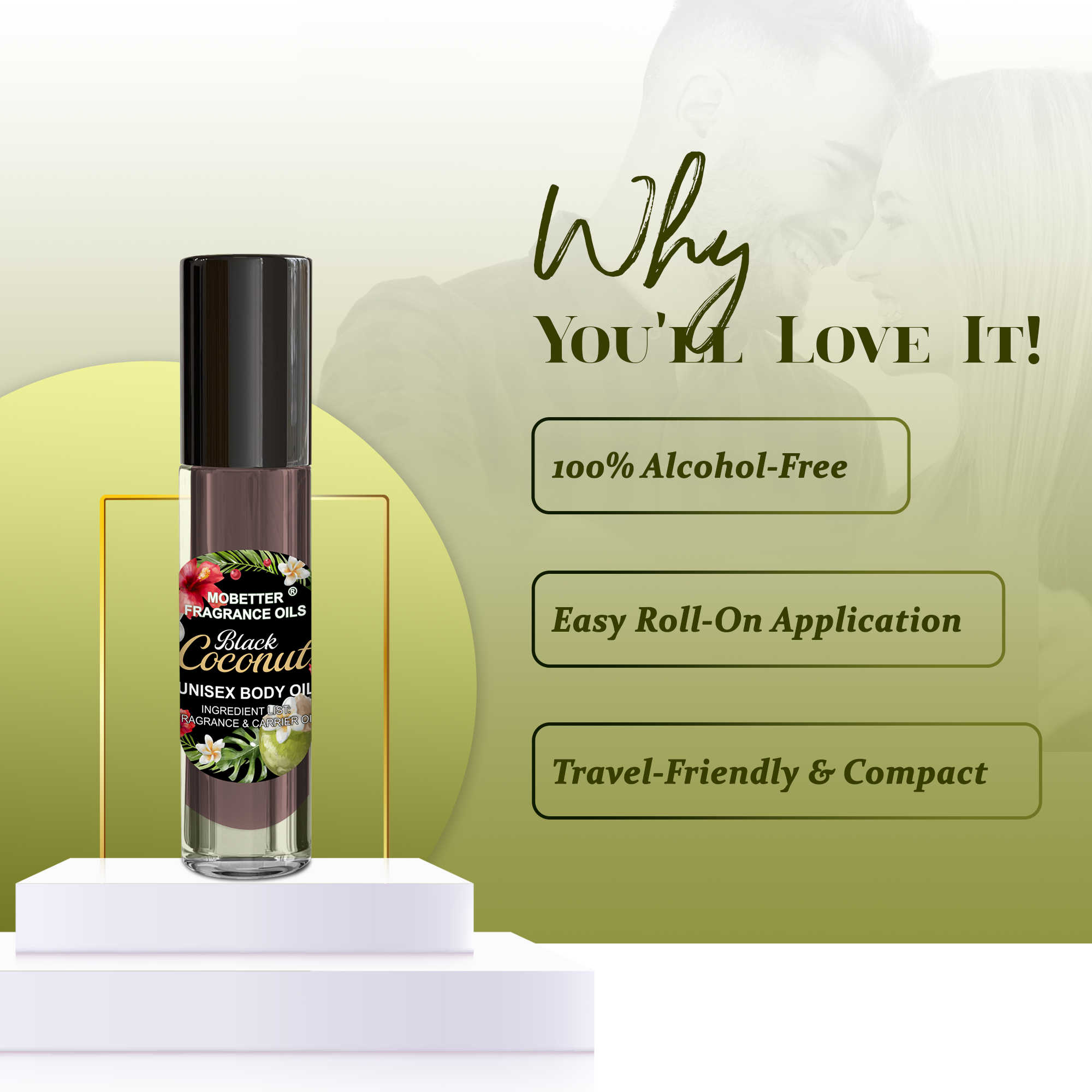 Image of Black Coconut Perfume Body Oil
