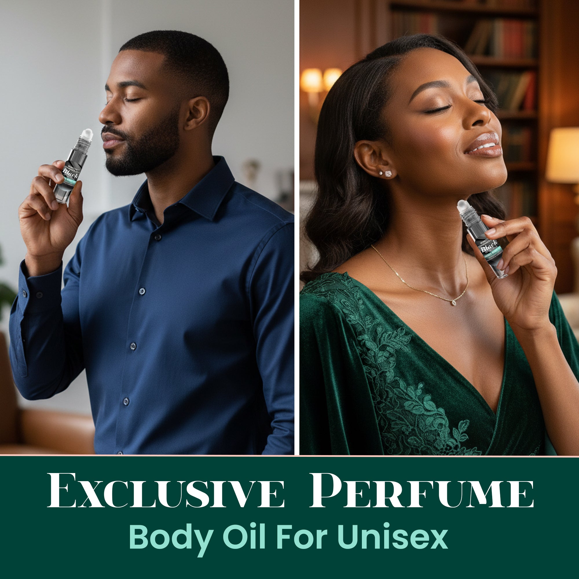 Image of Black Musk Perfume Body Oil