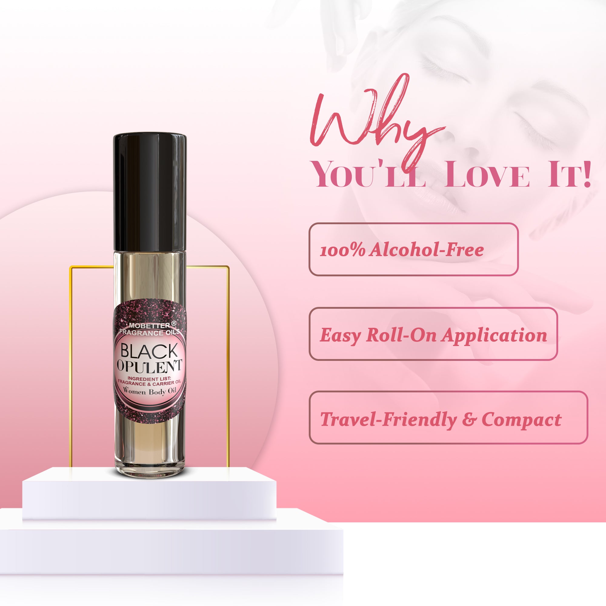 Image of Black Opulent Perfume Body Oil