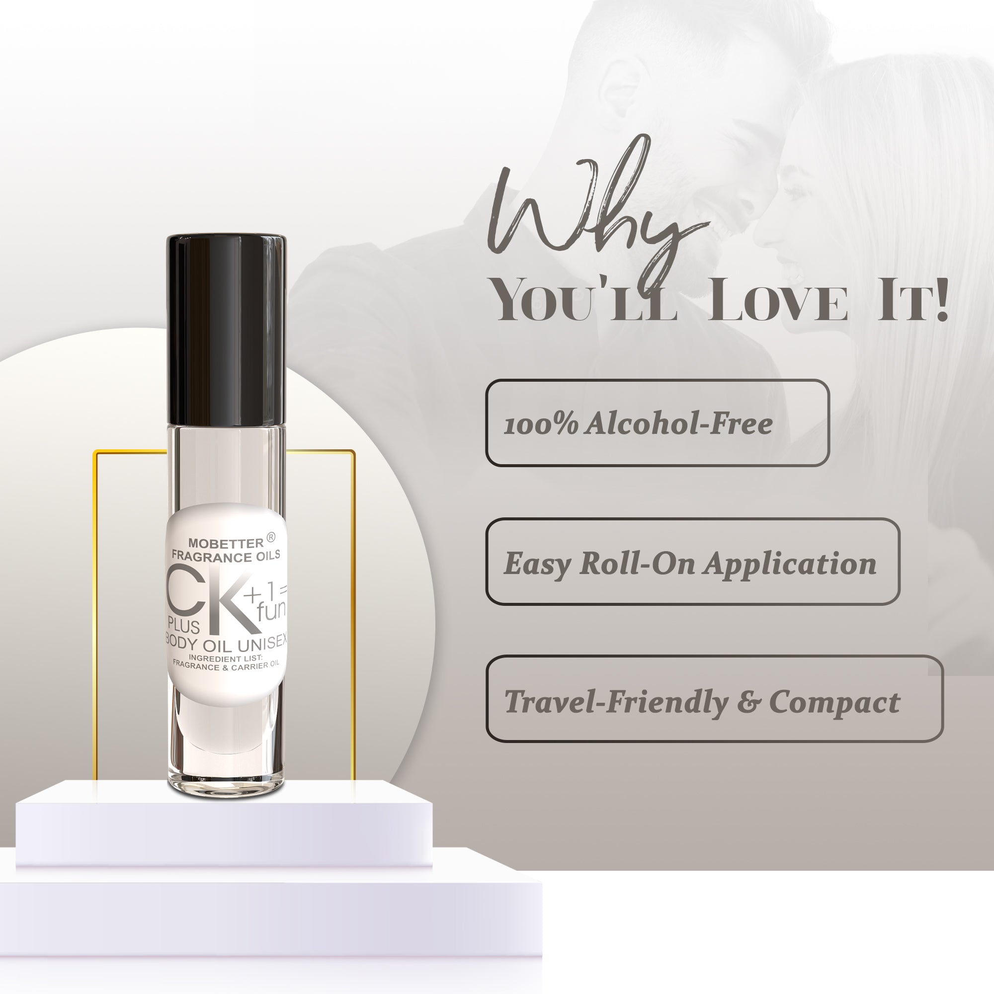 Image of C Plus K Plus One Equals Fun Perfume Body Oil