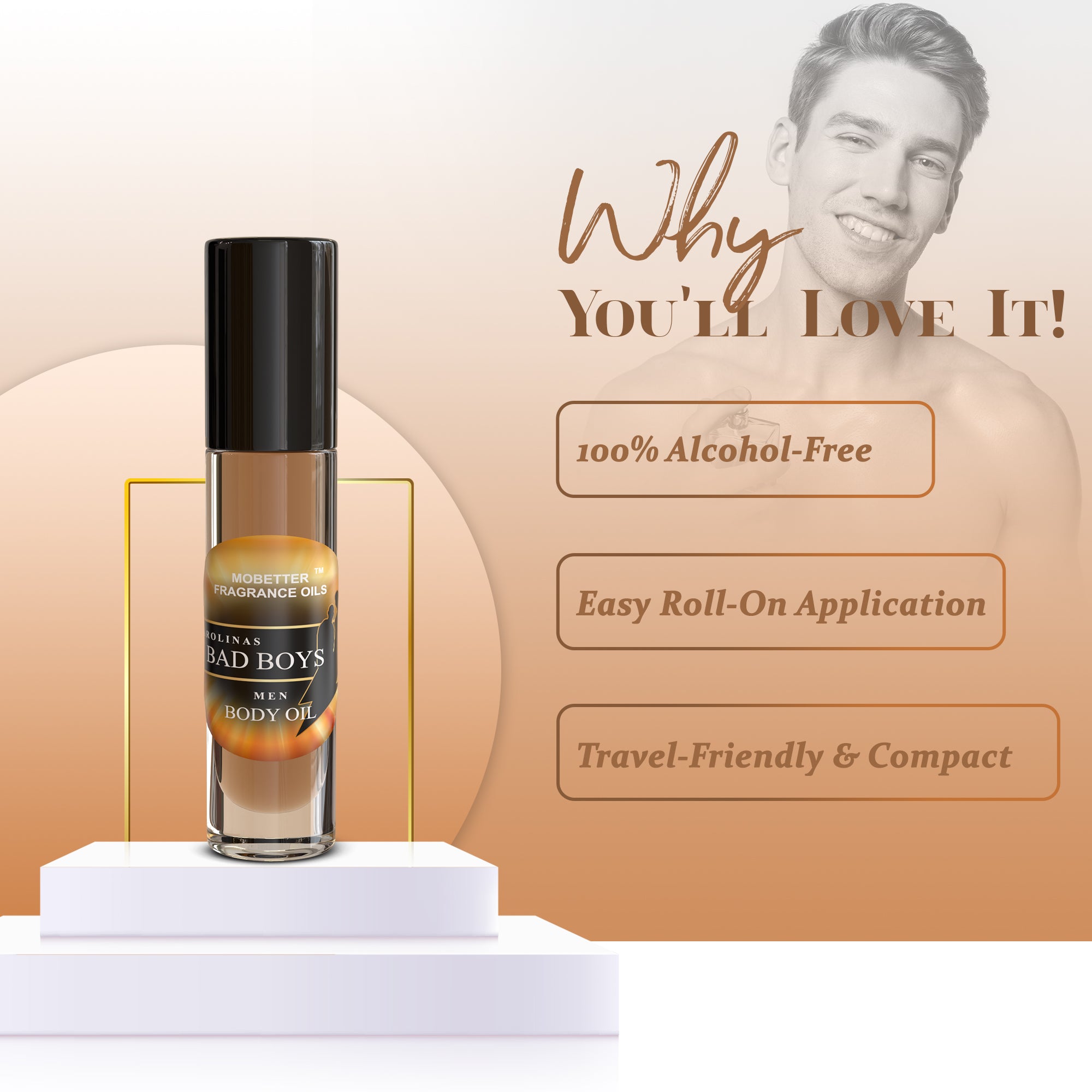 Image of Carolinas Bad Boys Perfume Body Oil