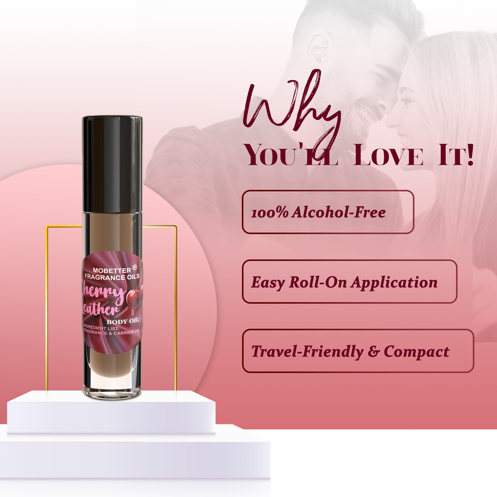 Image of Cherry Leather Perfume Body Oil