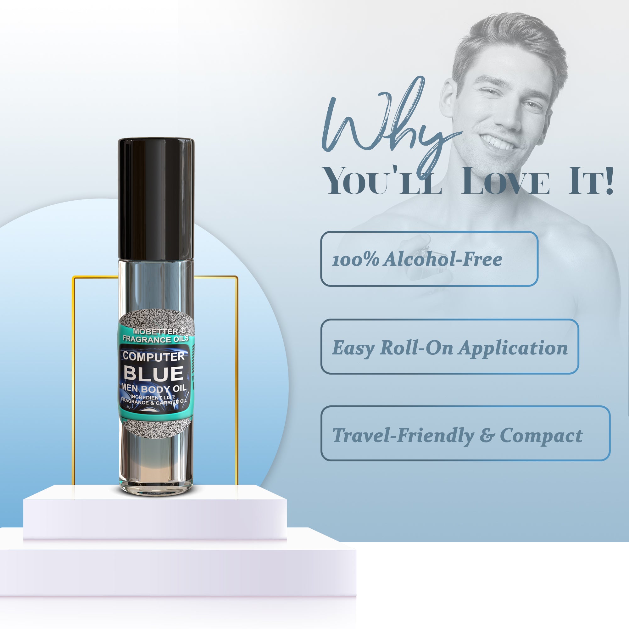 Image of Computer Blue Perfume Body Oil