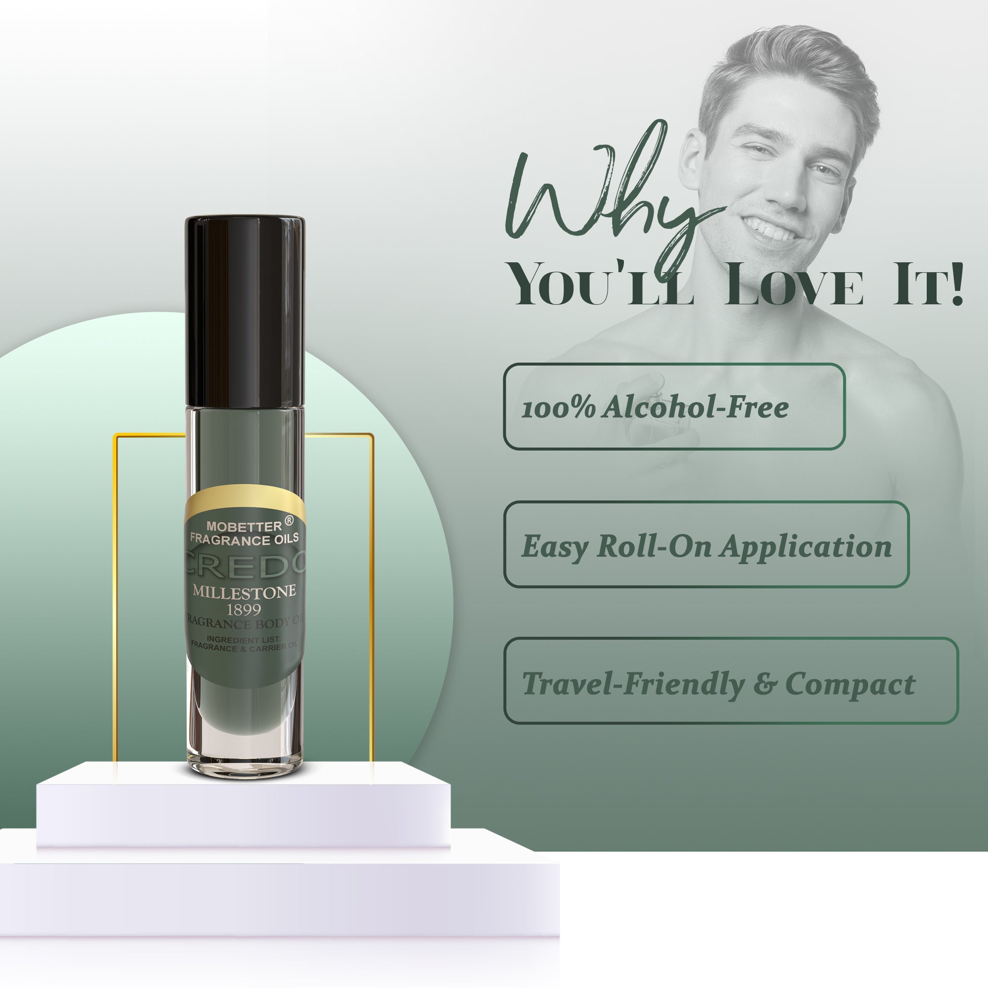 Image of Credo Millestone 1899 Perfume Body Oil